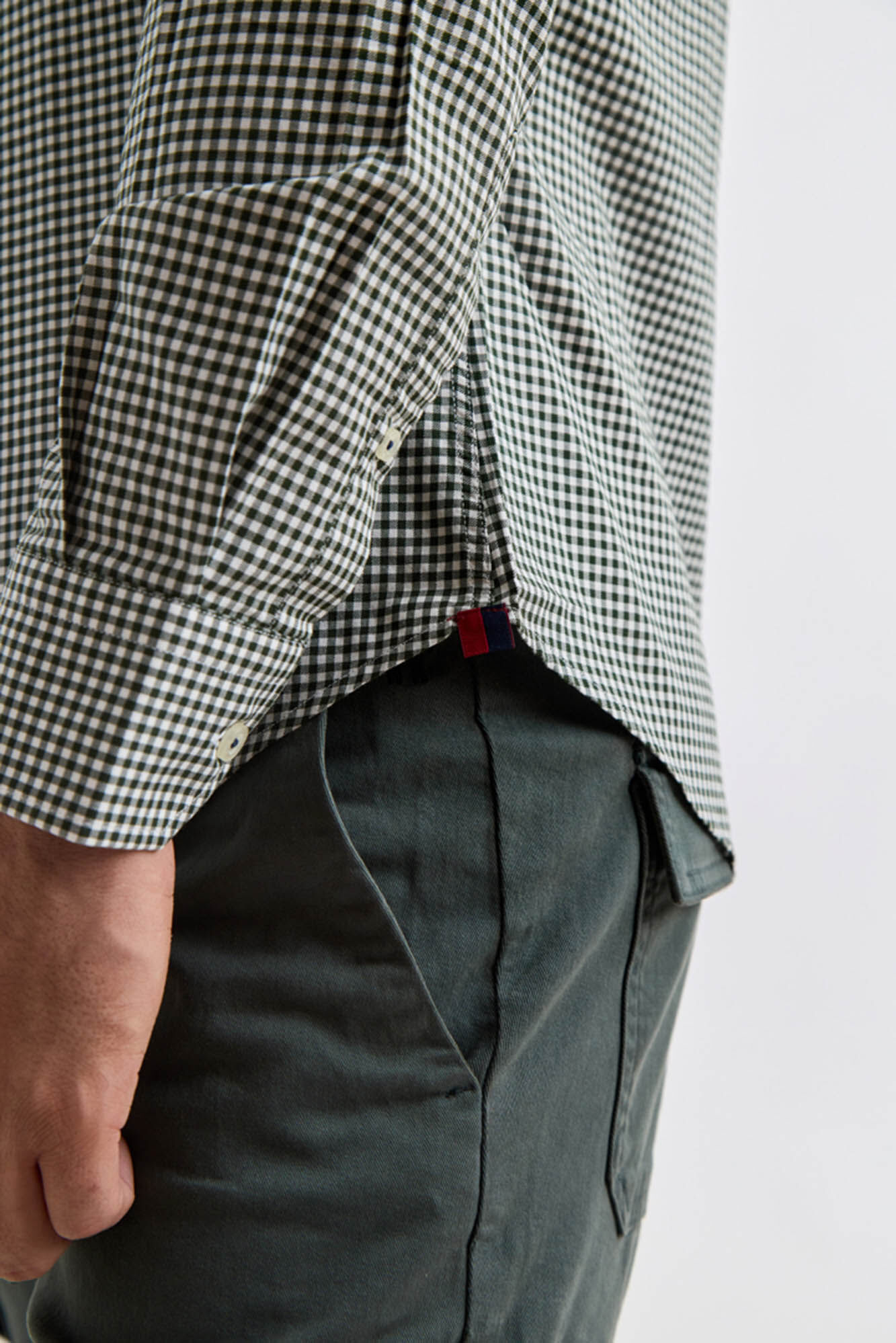 Williot Camisa Vichy Verde oscuro