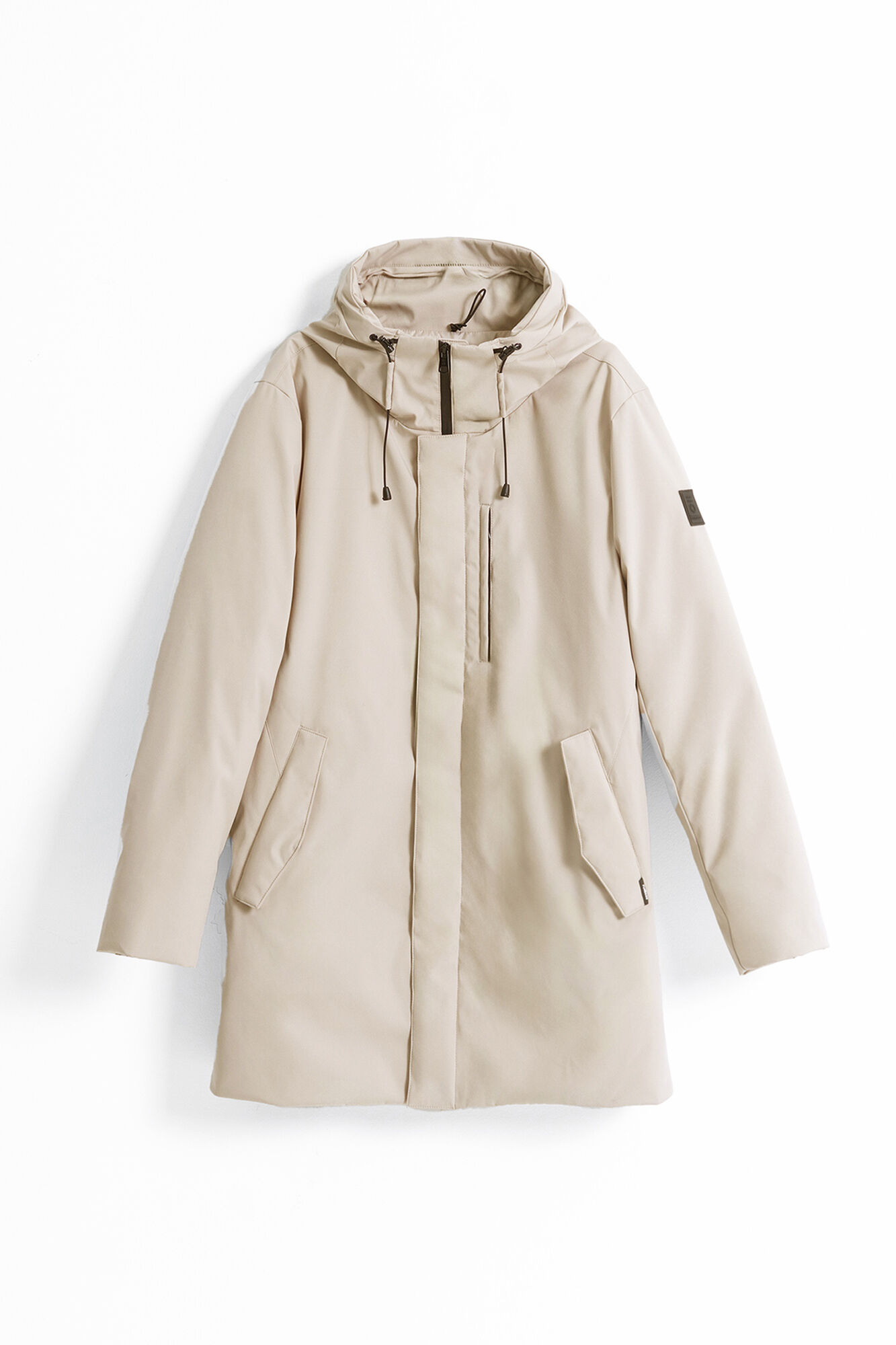 PuroEGO Parka t&eacute;cnica com capuz de areia