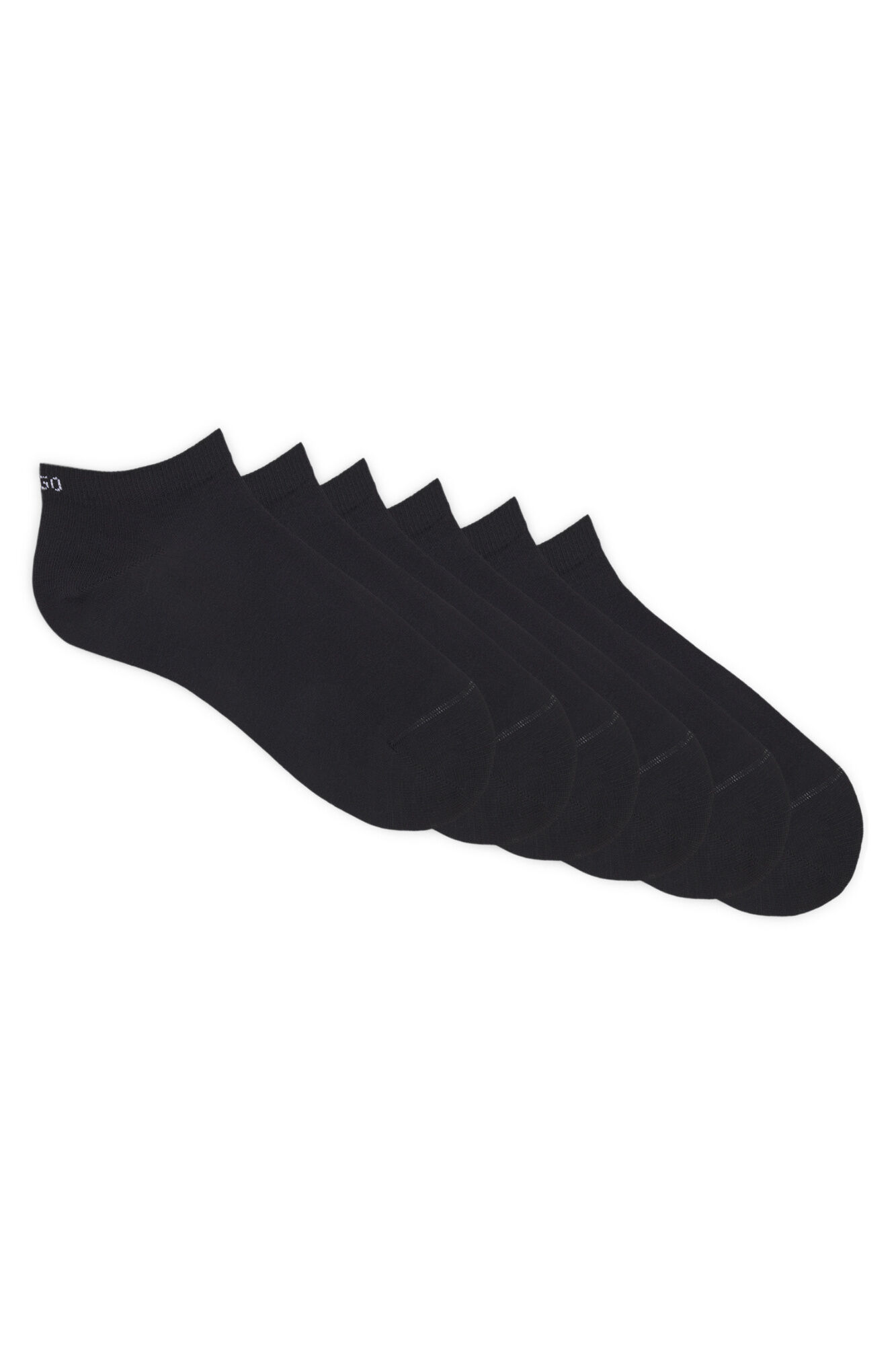 HUGO Pack 6 meias Preto