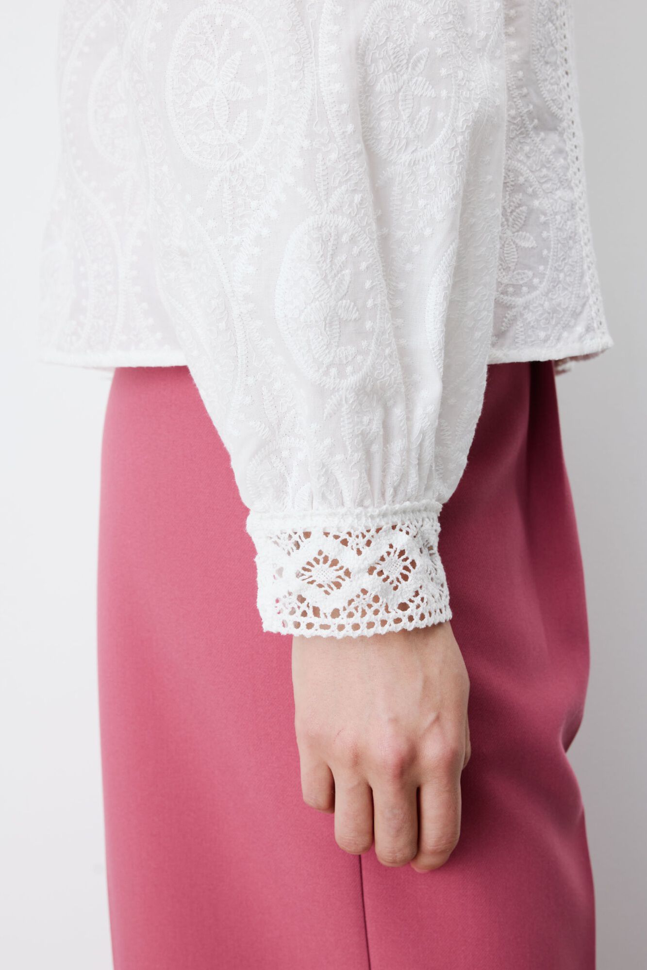 Grace & Mila Blusa de corte reto Abigail Branco