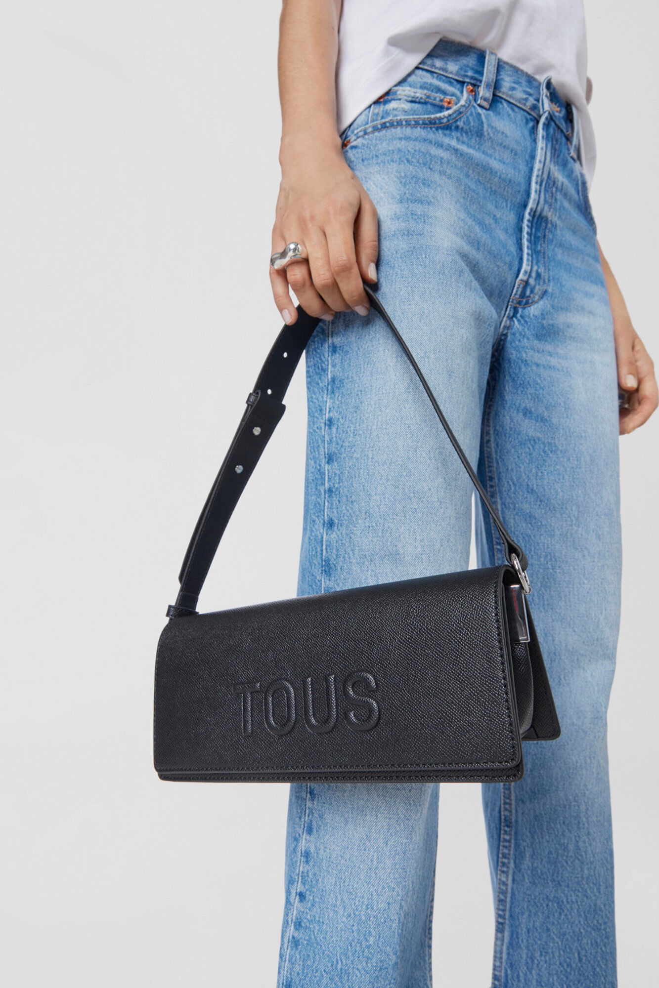 Tous Bolso baguette negro TOUS La Rue Negro