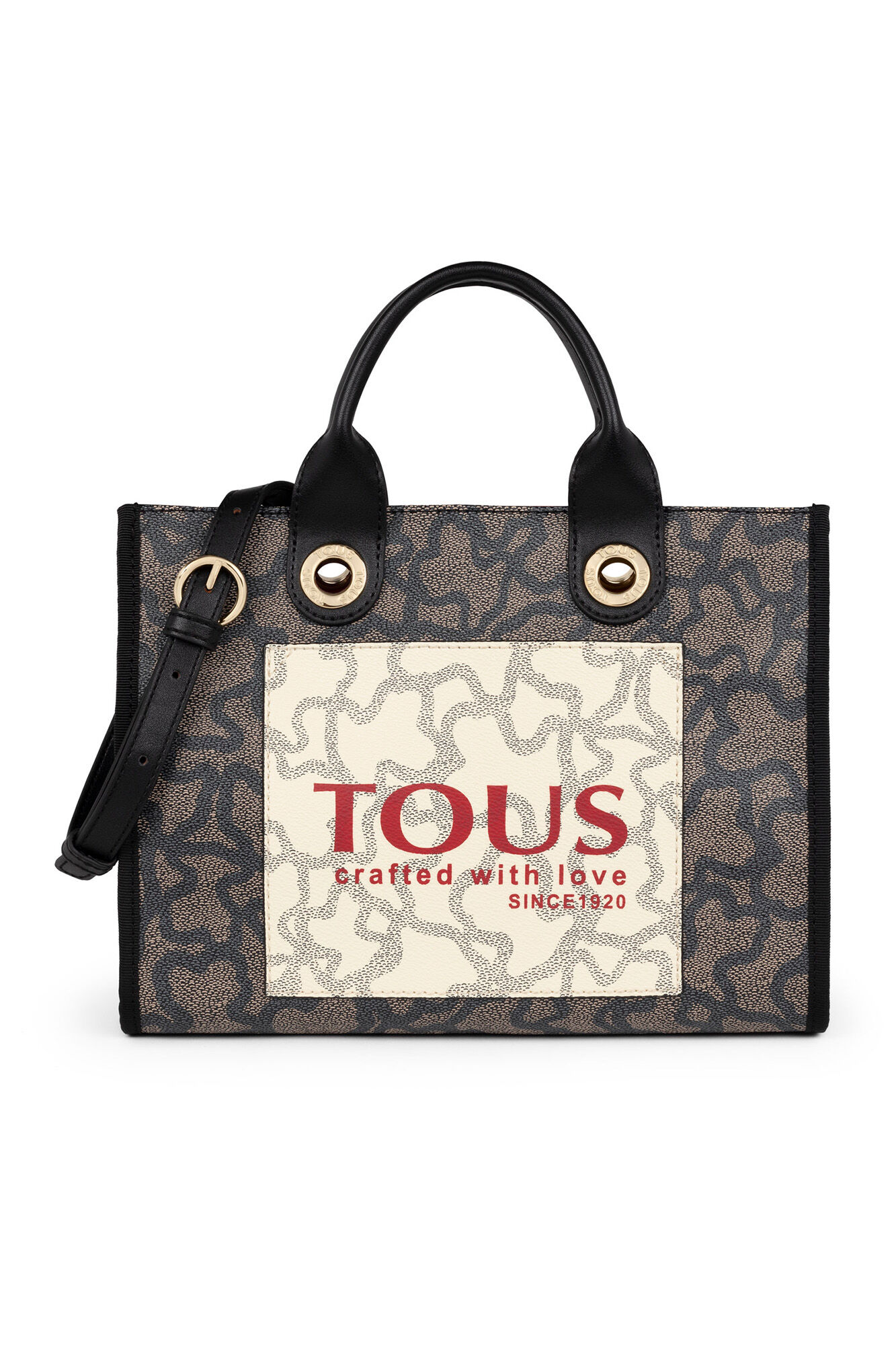 Tous Amaya Kaos Icon medium black shopper bag Multicolour