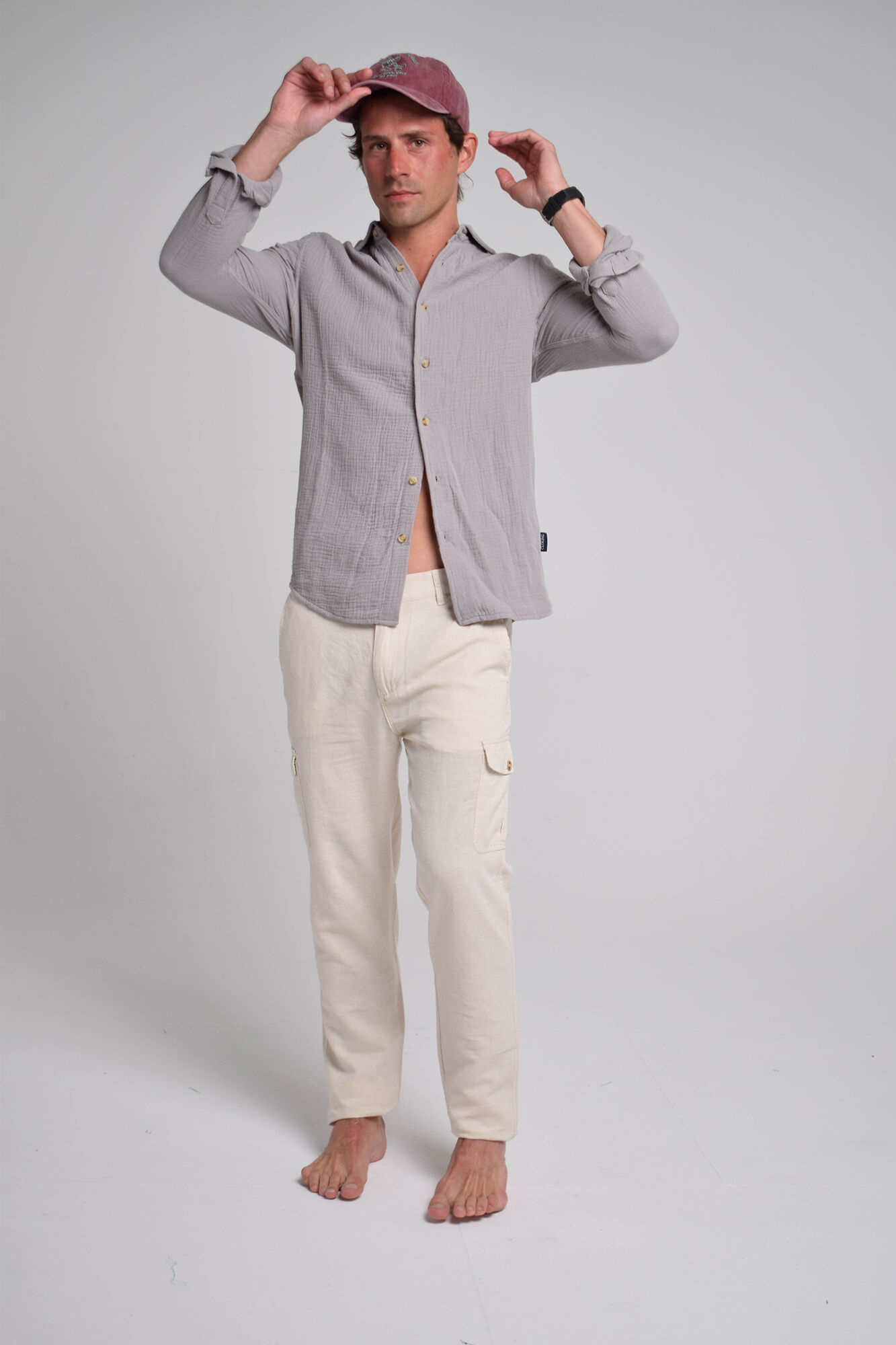 Cloking Pantal&oacute;n Lino Cargo