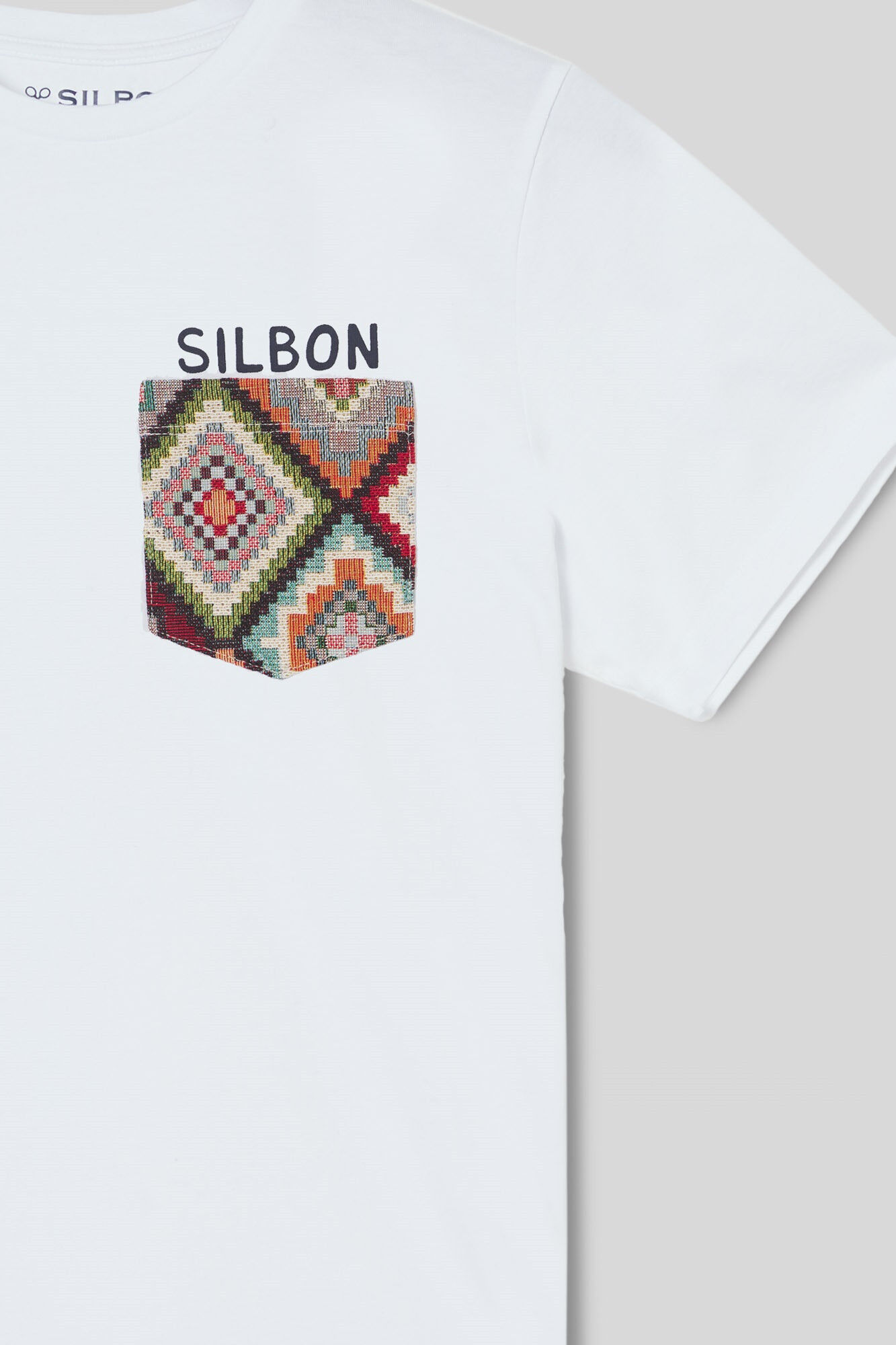 Silbon White apache pocket T-shirt White
