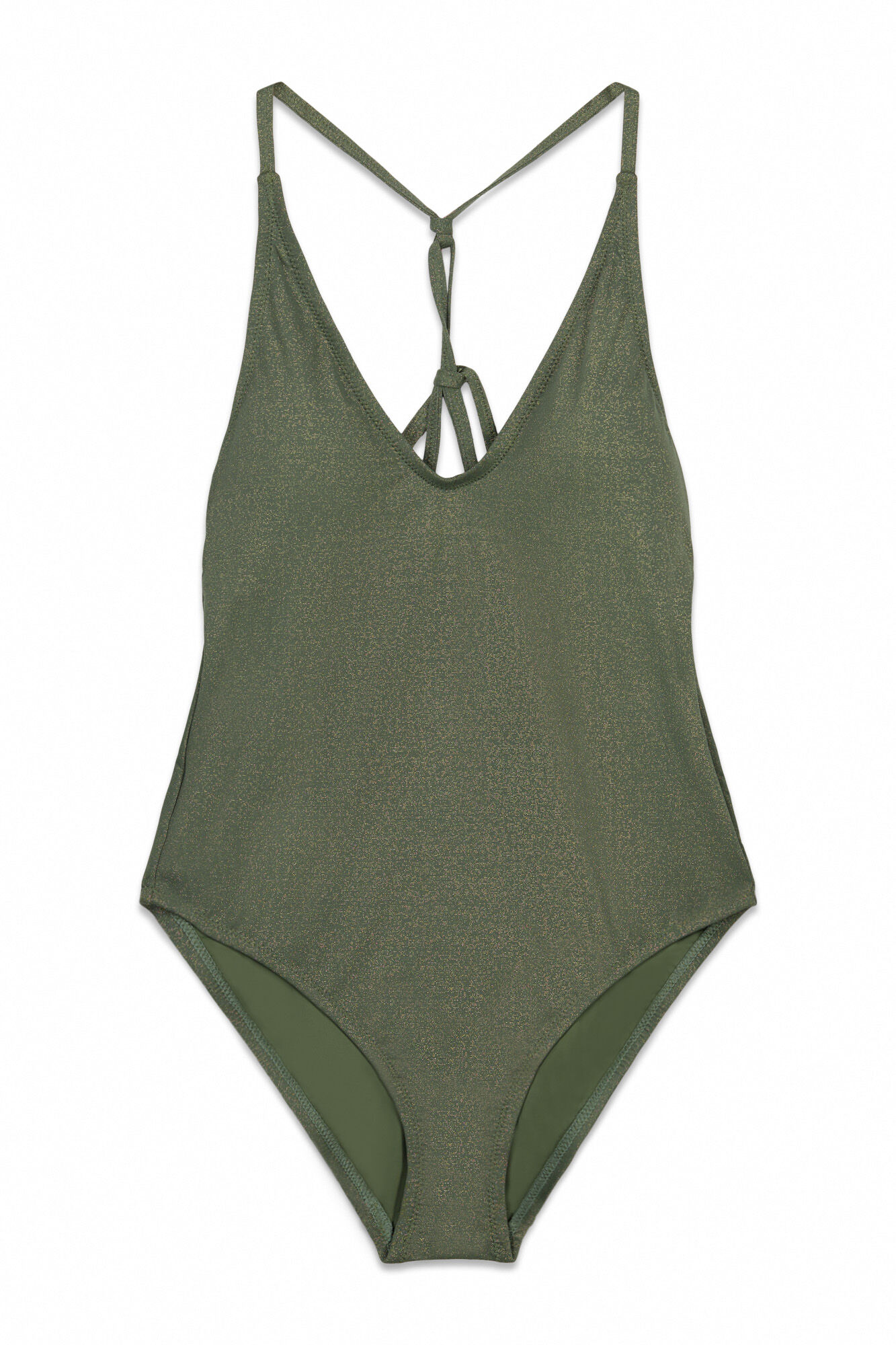 Cortefiel Shiny fabric shaping swimsuit