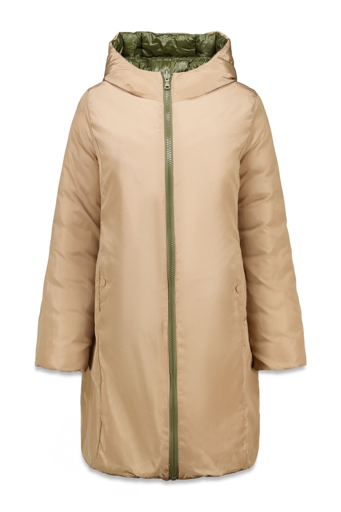 Cortefiel Anoraque revers&iacute;vel thermolite&reg; Verde