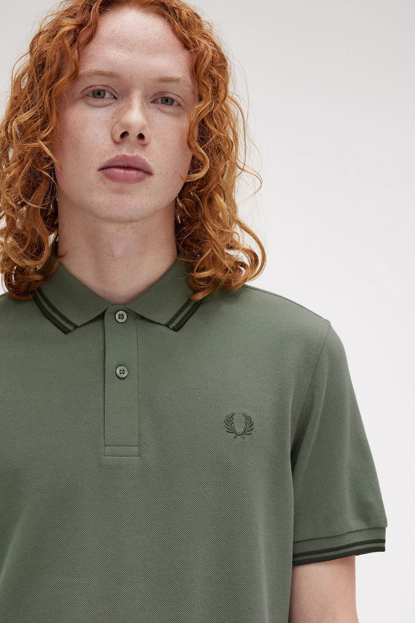 Fred Perry Camisa p&oacute;lo b&aacute;sica de manga curta Fred Perry