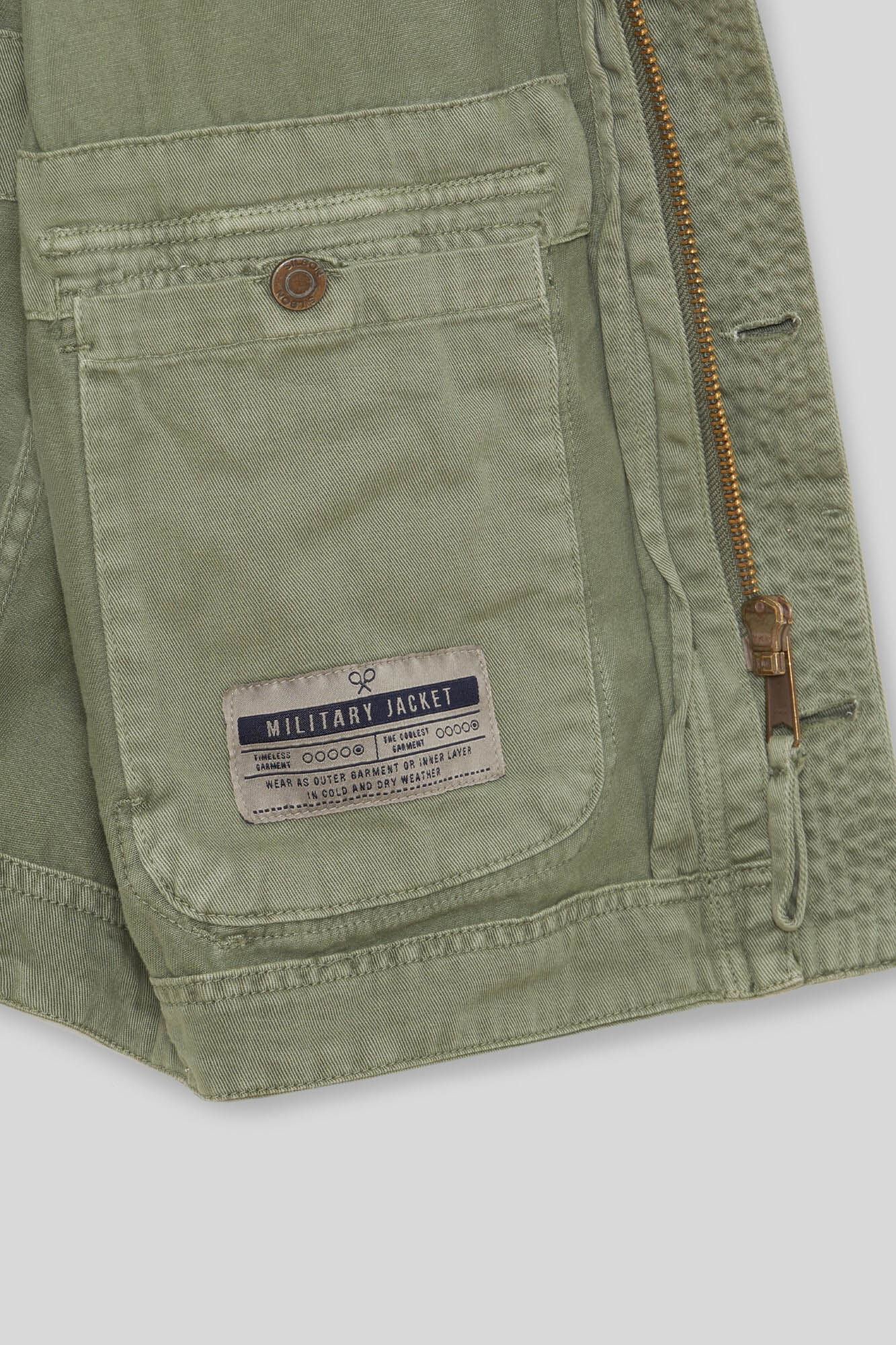 Silbon Green military jacket Green