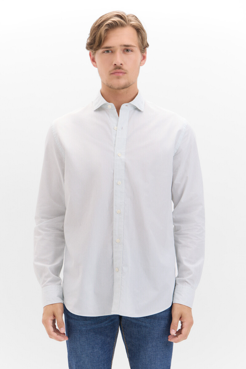 pedro del hierro Camisa rayas fil a fil Outlet Ropa