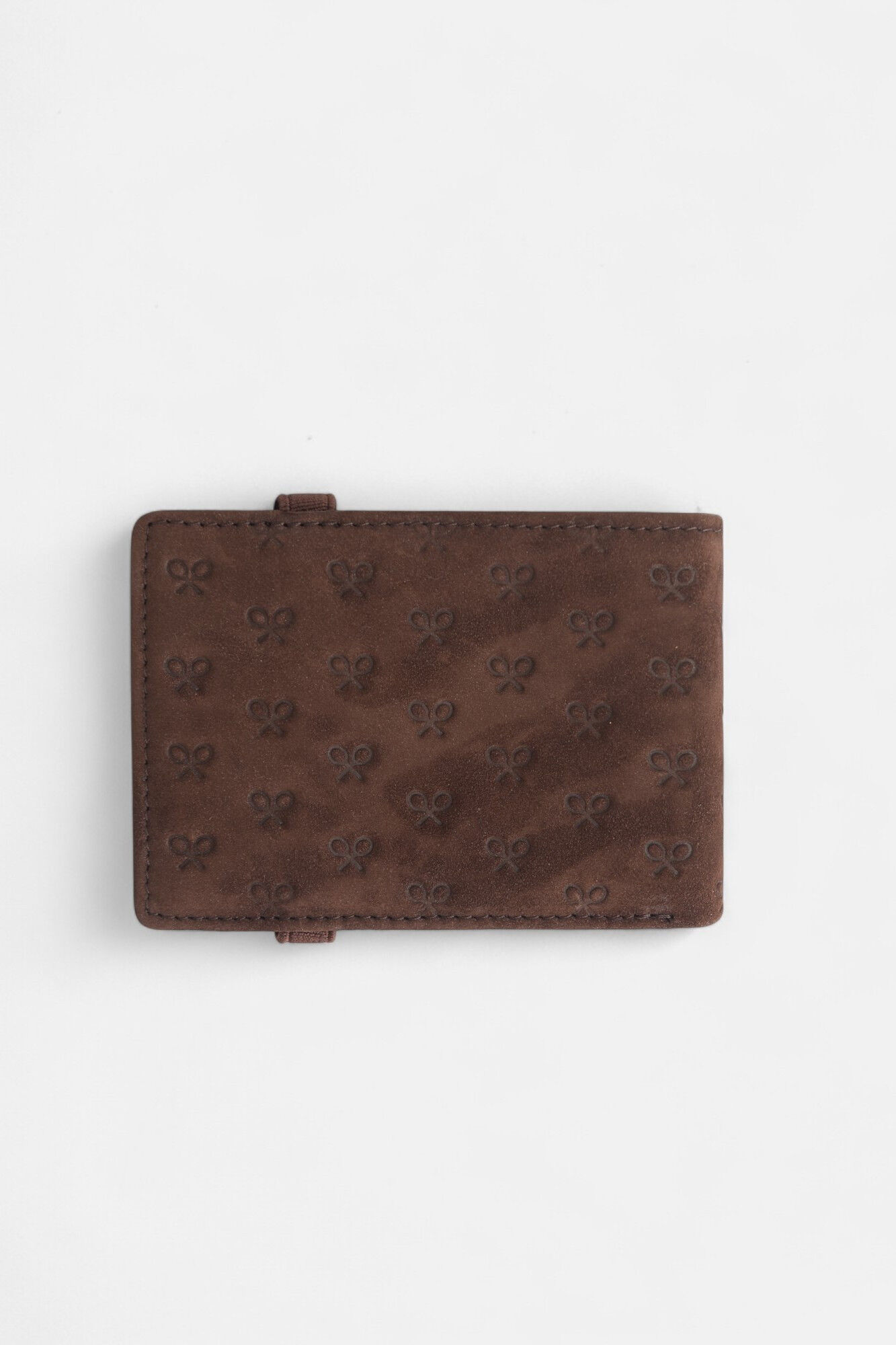 Silbon Cartera piel multiraquetas grabadas Marr&oacute;n