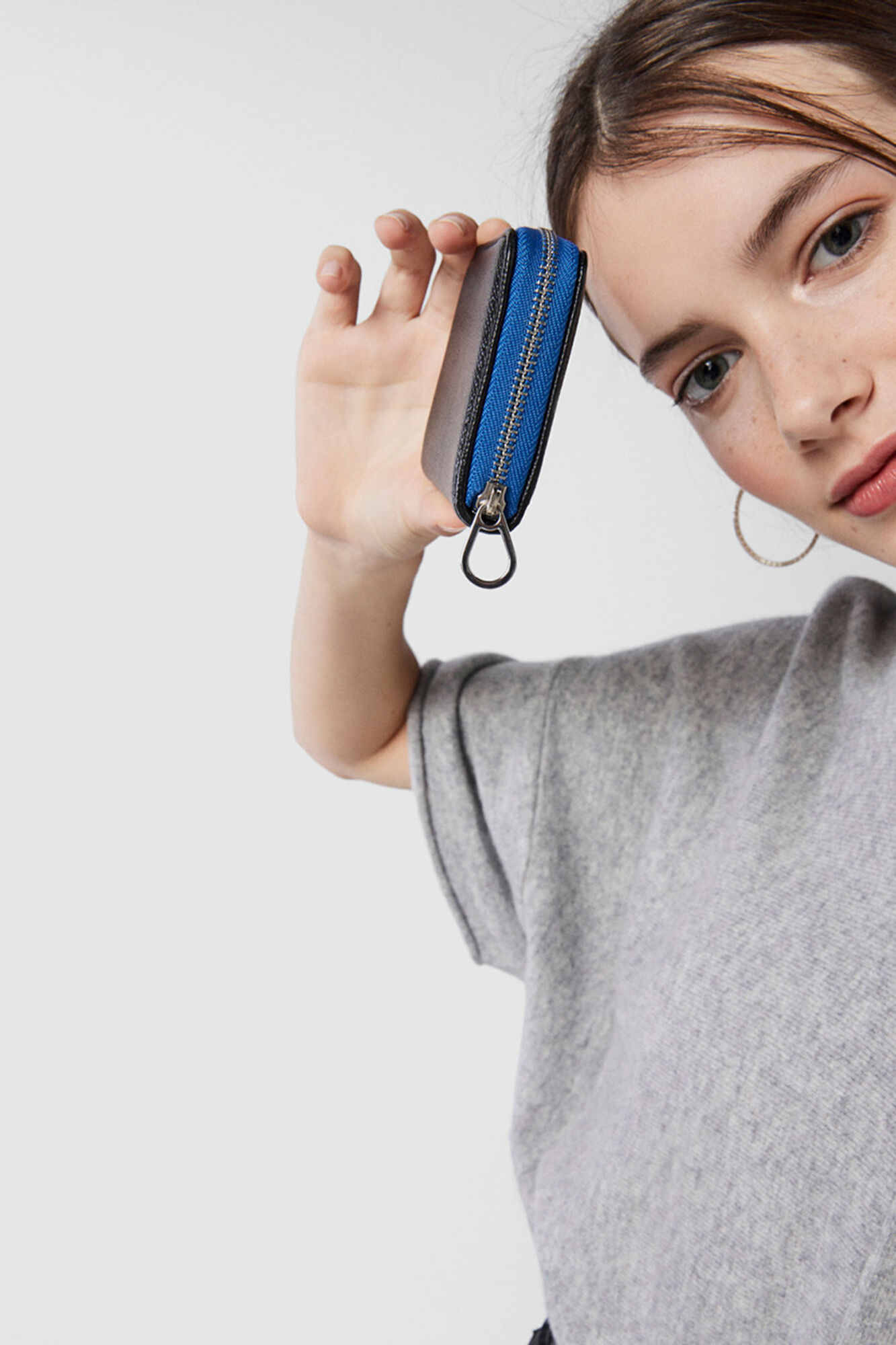 Tous New Dubai medium black and blue wallet Black