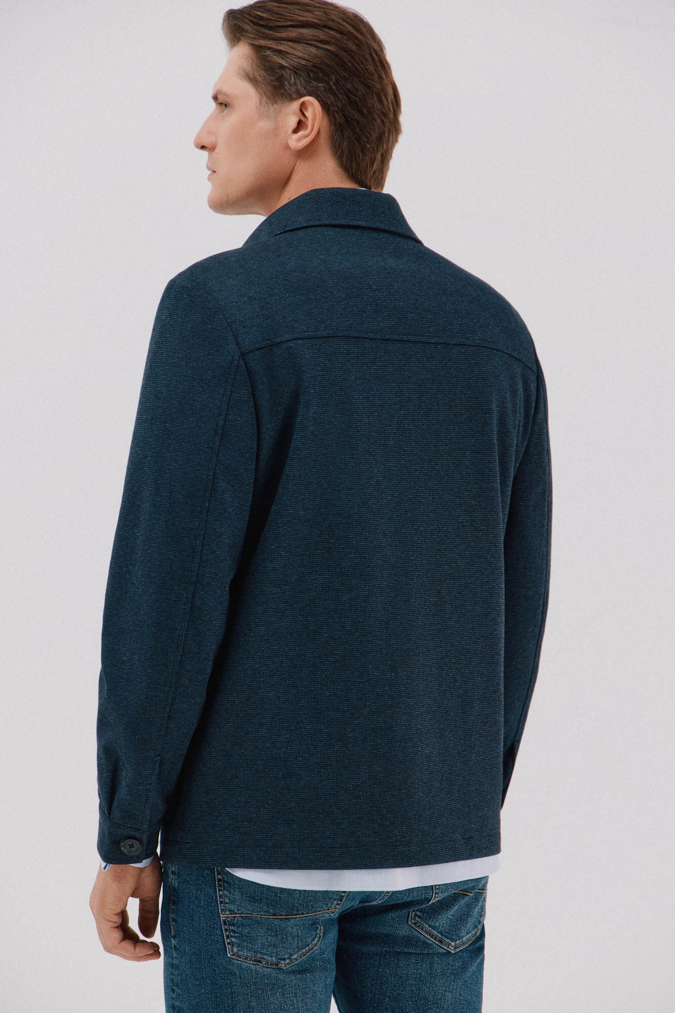 Cortefiel Knitted jersey-knit Navy