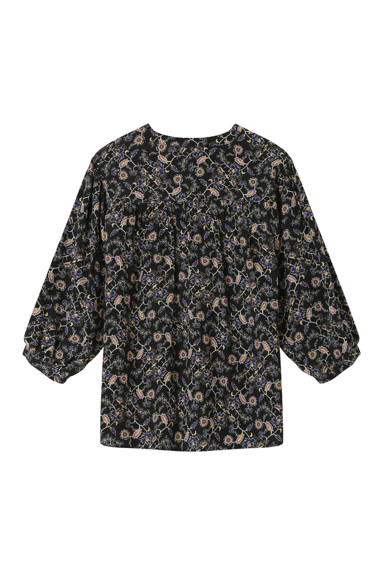 Grace & Mila Blusa de manga comprida com estampa floral Preto