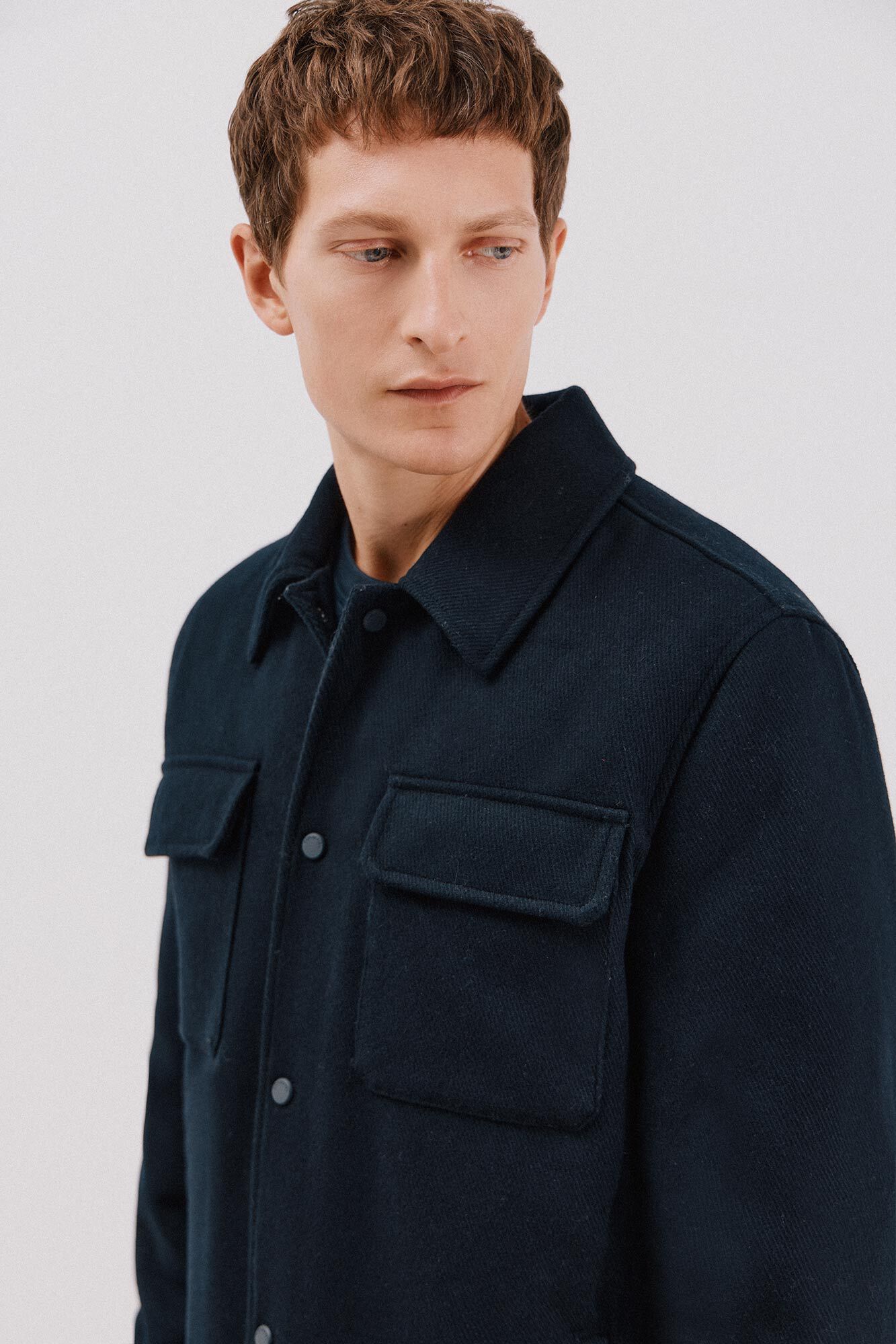 Cortefiel Wool overshirt