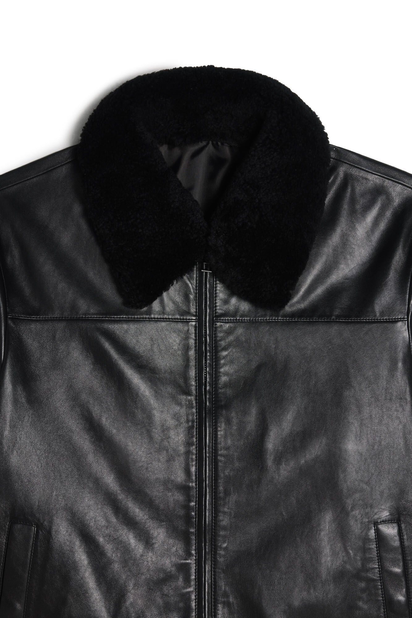 OOTO Cazadora piel Negro