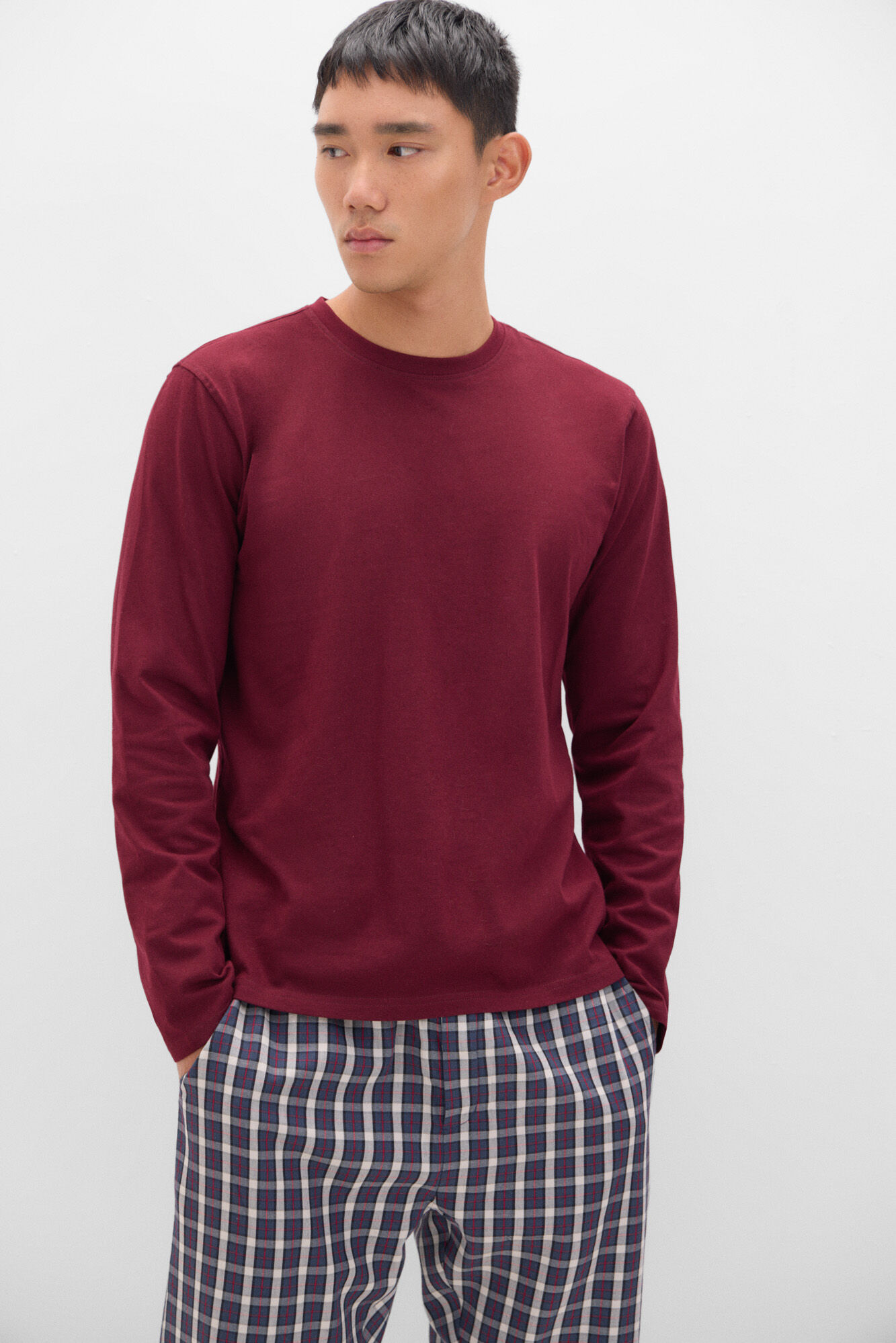 Cortefiel Conjunto de pijama malha e tecido Granada