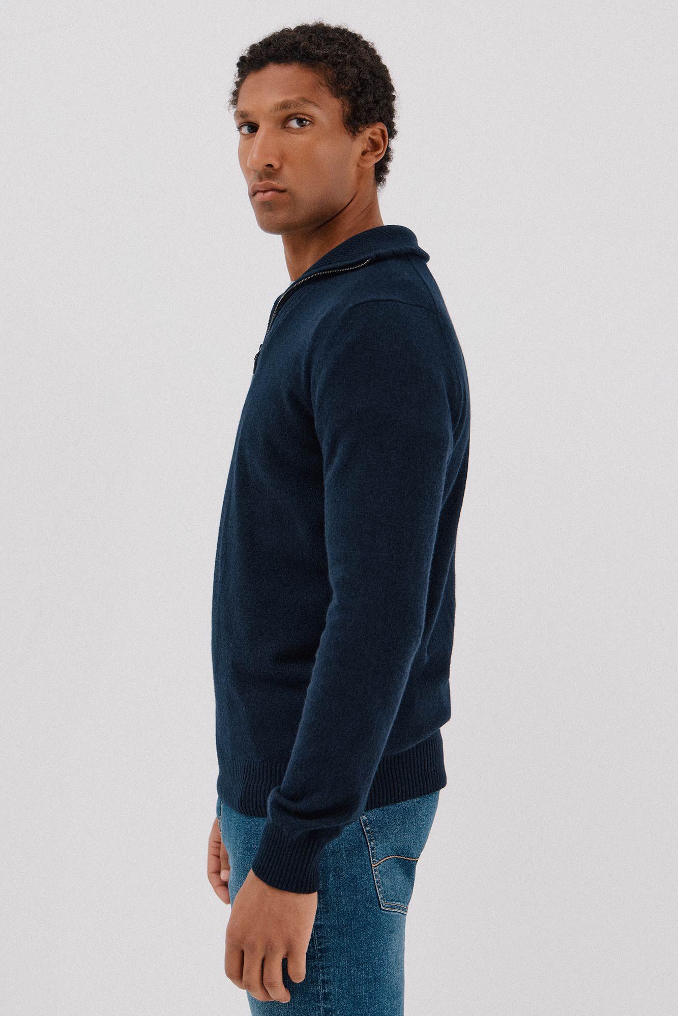 Cortefiel Lambswool wool with open neck