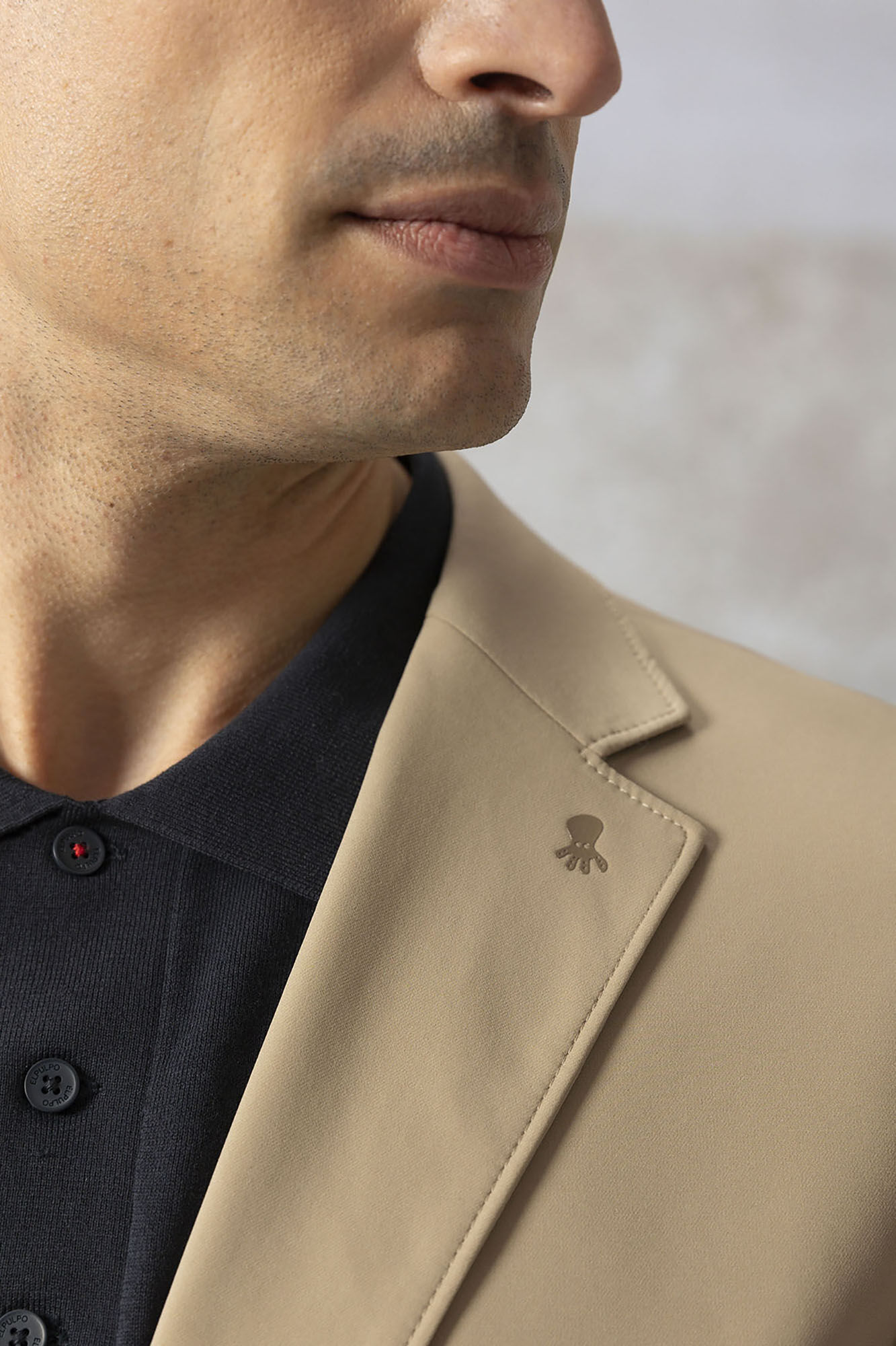 elPulpo Ultralight classic taupe blazer Nude