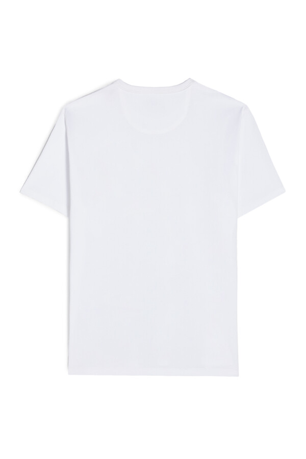 Cortefiel T-shirt com bordado avião OOTO Branco