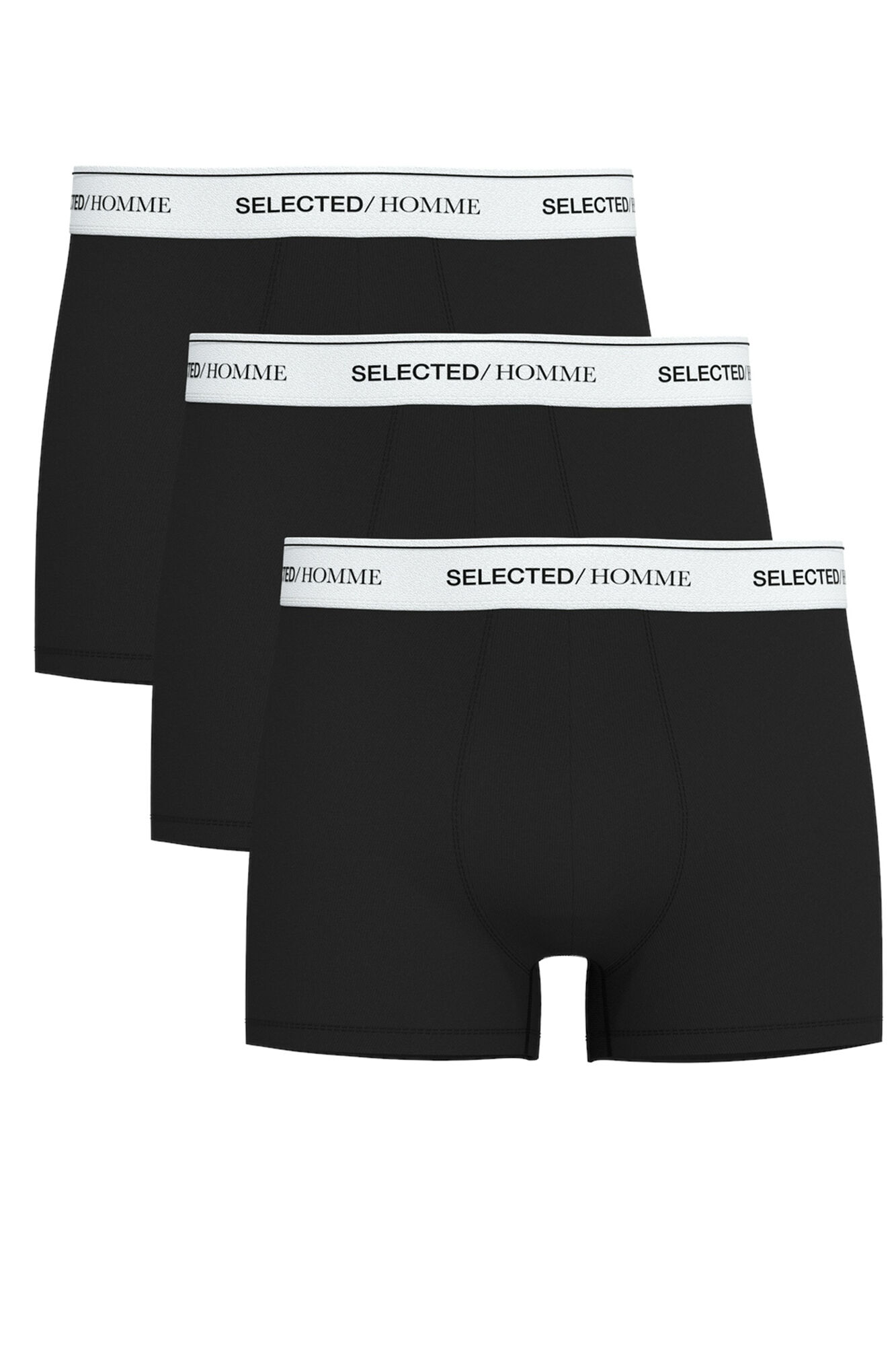 Selected Pack de 3 cuecas confeccionadas com algod&atilde;o org&acirc;nico. 