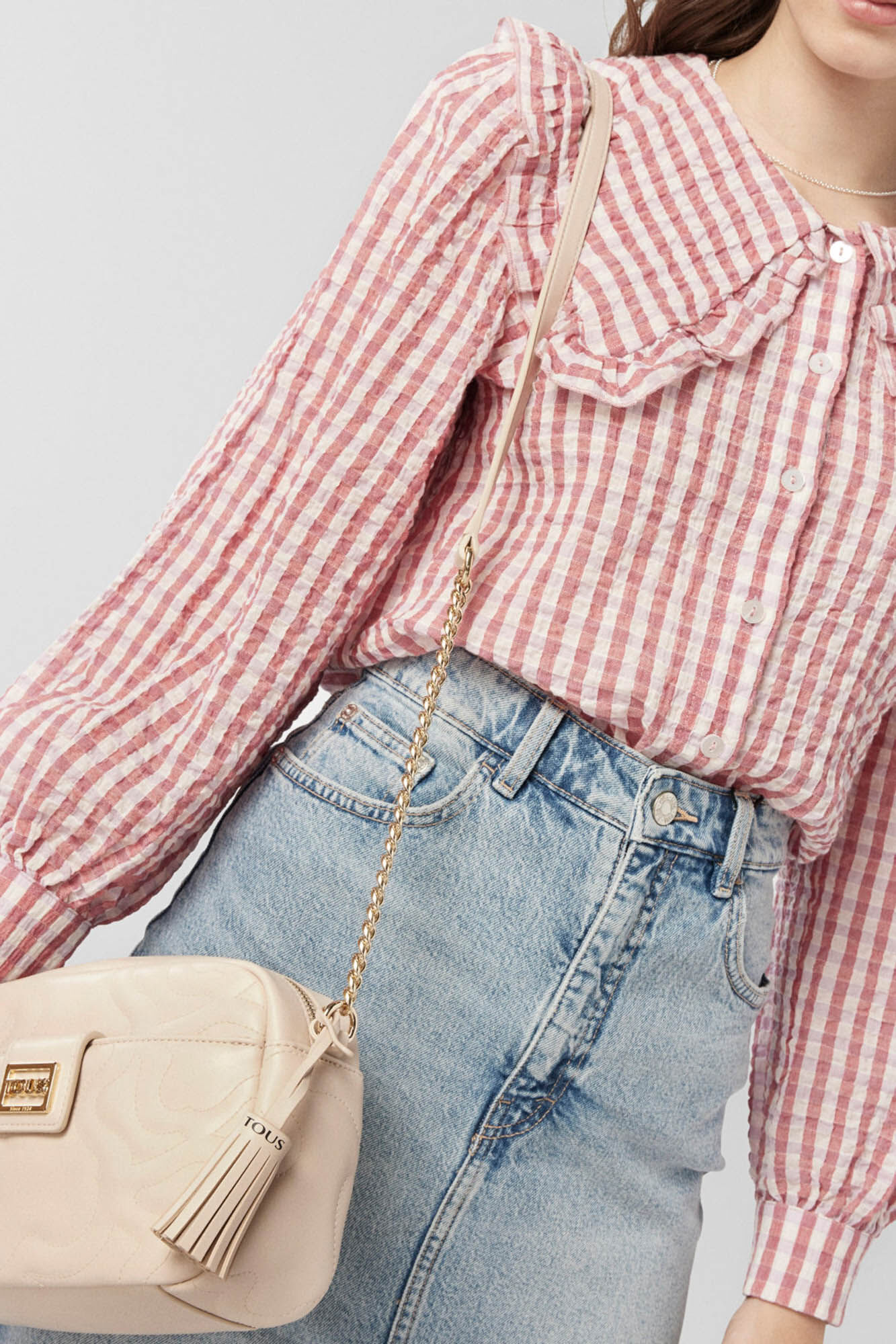 Tous Bolsa tiracolo pequena Kaos Dream bege Tostado