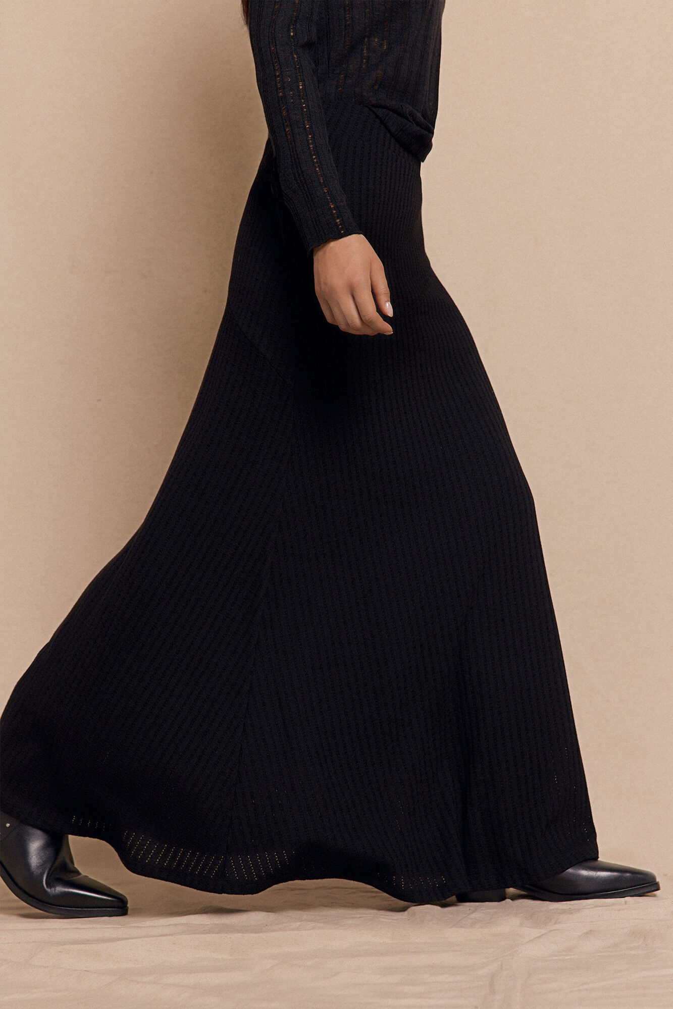 Slowlove Saia capa de malha