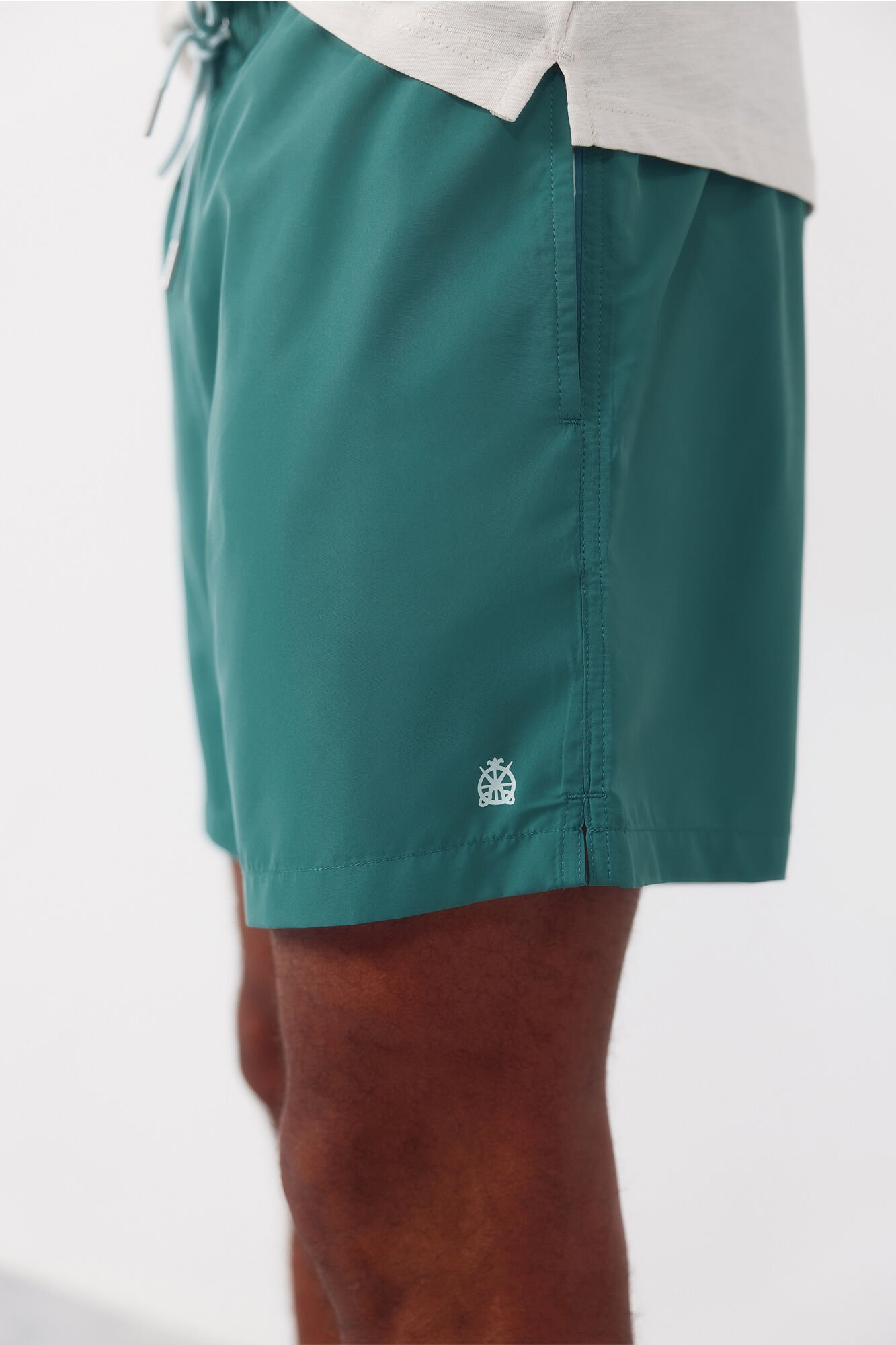 Cortefiel Plain basic swimwear Green