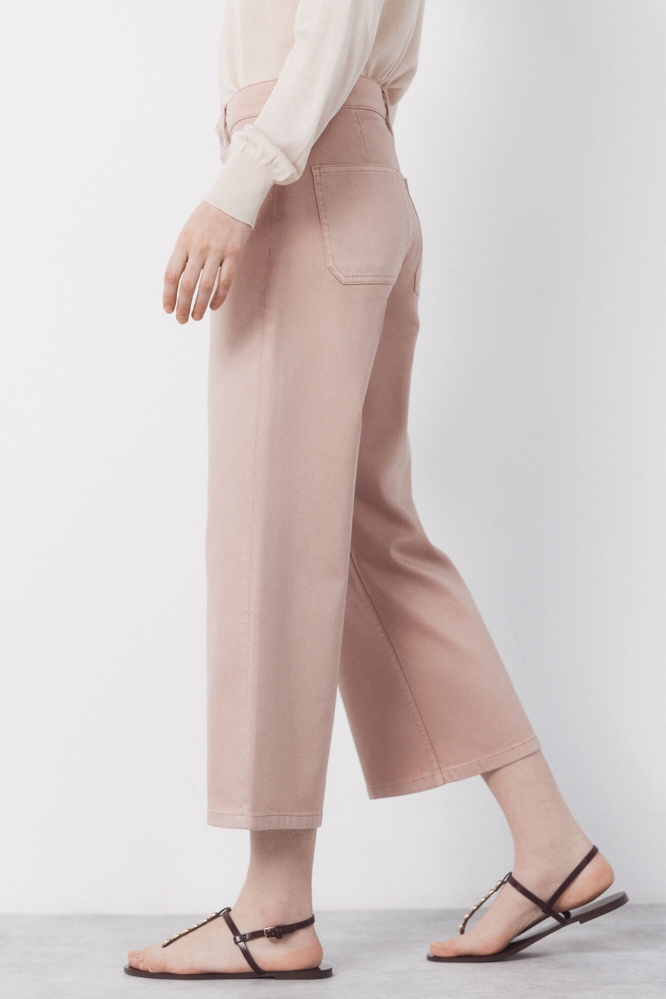 Cortefiel Navy pocket jeans Pink