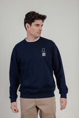 elPulpo Sweatshirt gola caixa Azul