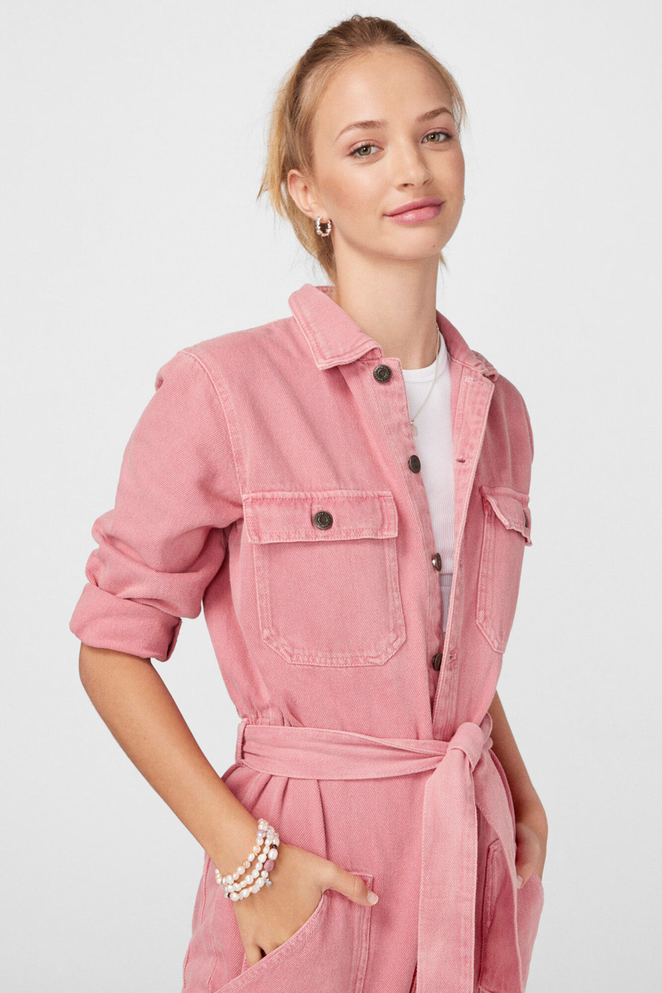 Tous Pulsera de oro y perlas cultivadas barrocas TOUS Pearls Amarillo