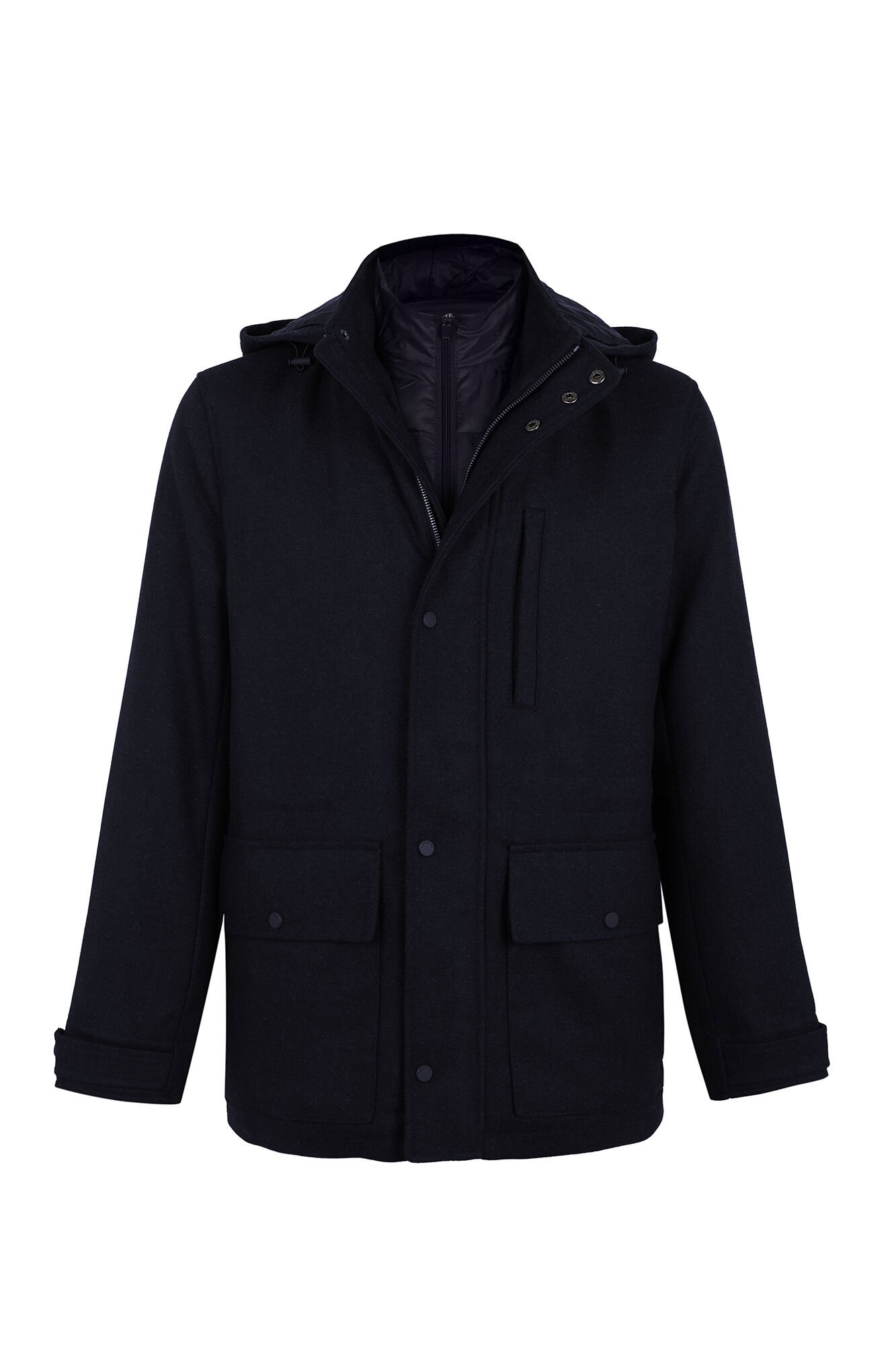 Cortefiel Jacket with lining Navy