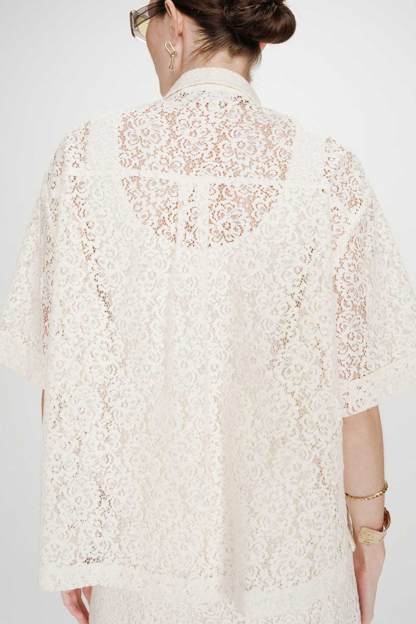 Grace & Mila Camisa de renda Vendel Branco