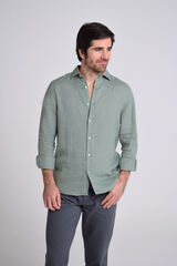 Cloking Camisa 100% linho Verde