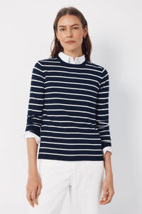 Cortefiel Striped jersey-knit jumper