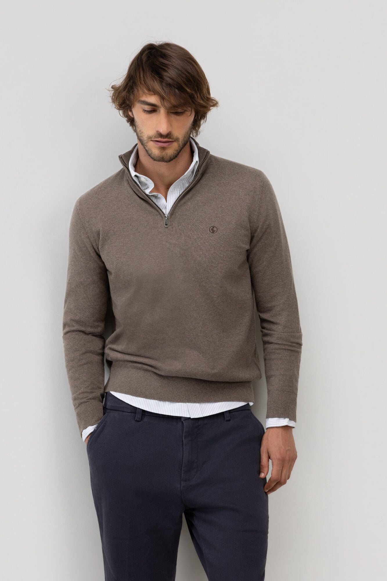 El Ganso Camisola B&aacute;sica Gola Camionista Toupeira