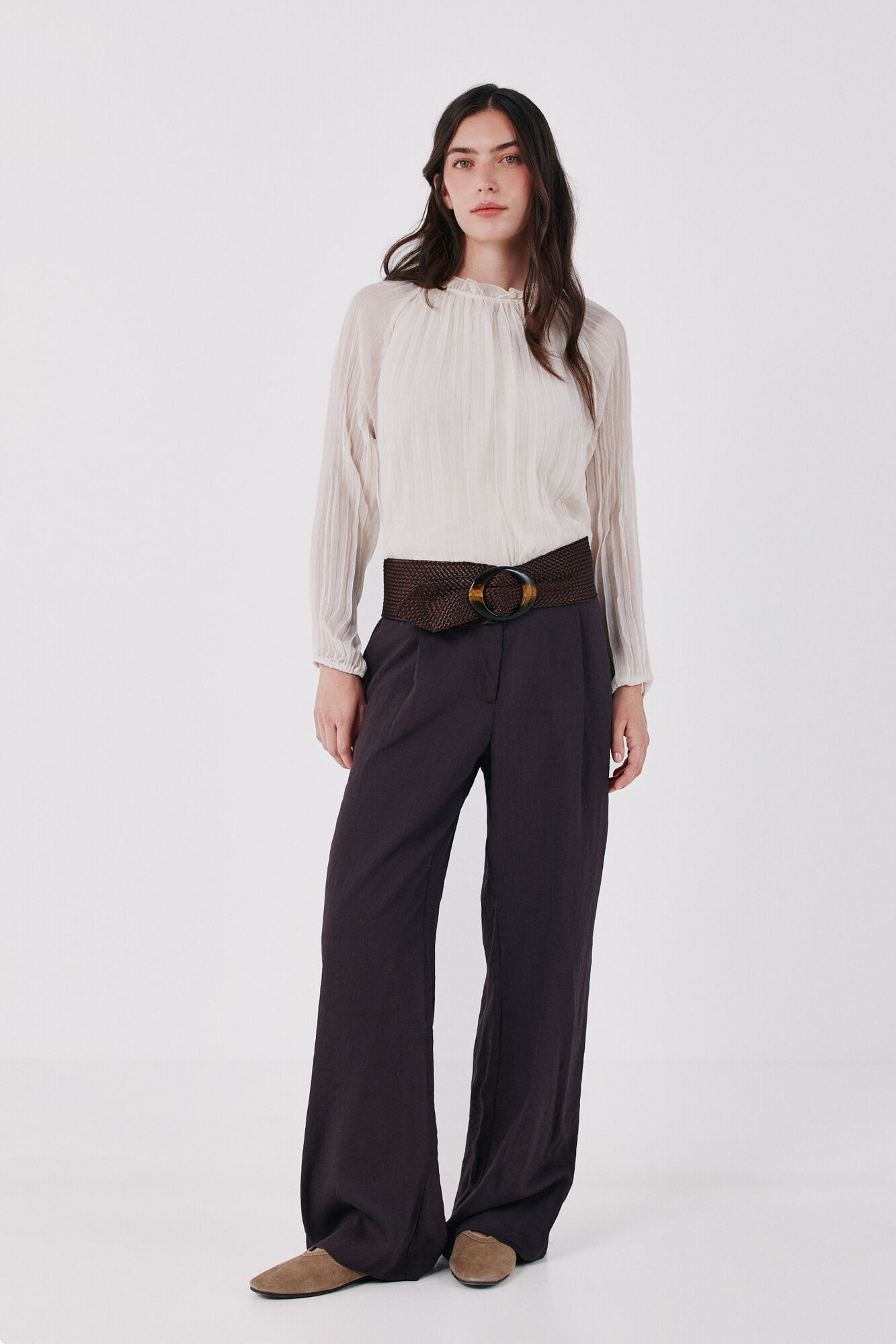 Cortefiel Pleated blouse