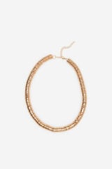 Cortefiel Gold necklace Yellow