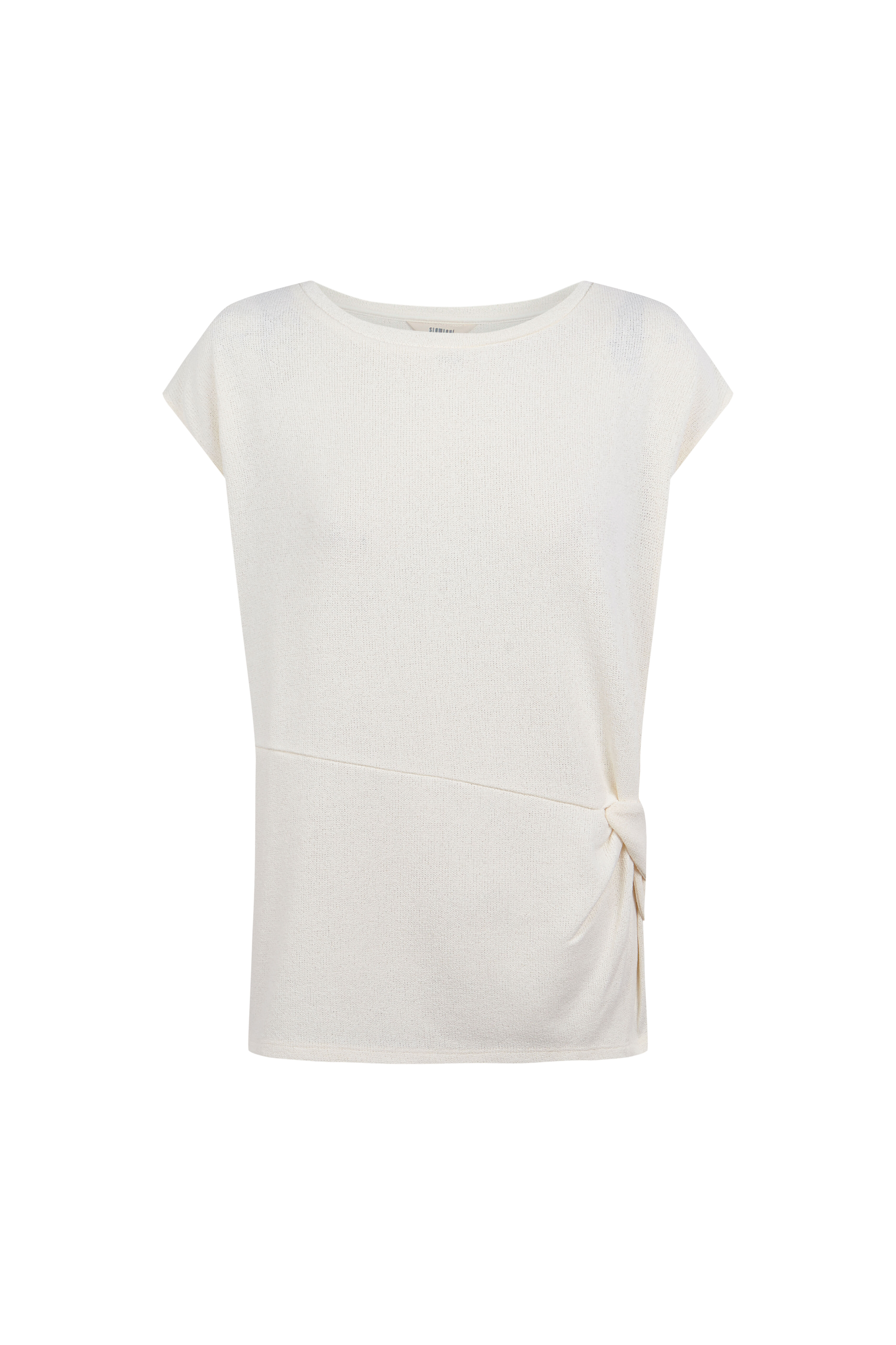 Slowlove Top estructura nudo Ecru
