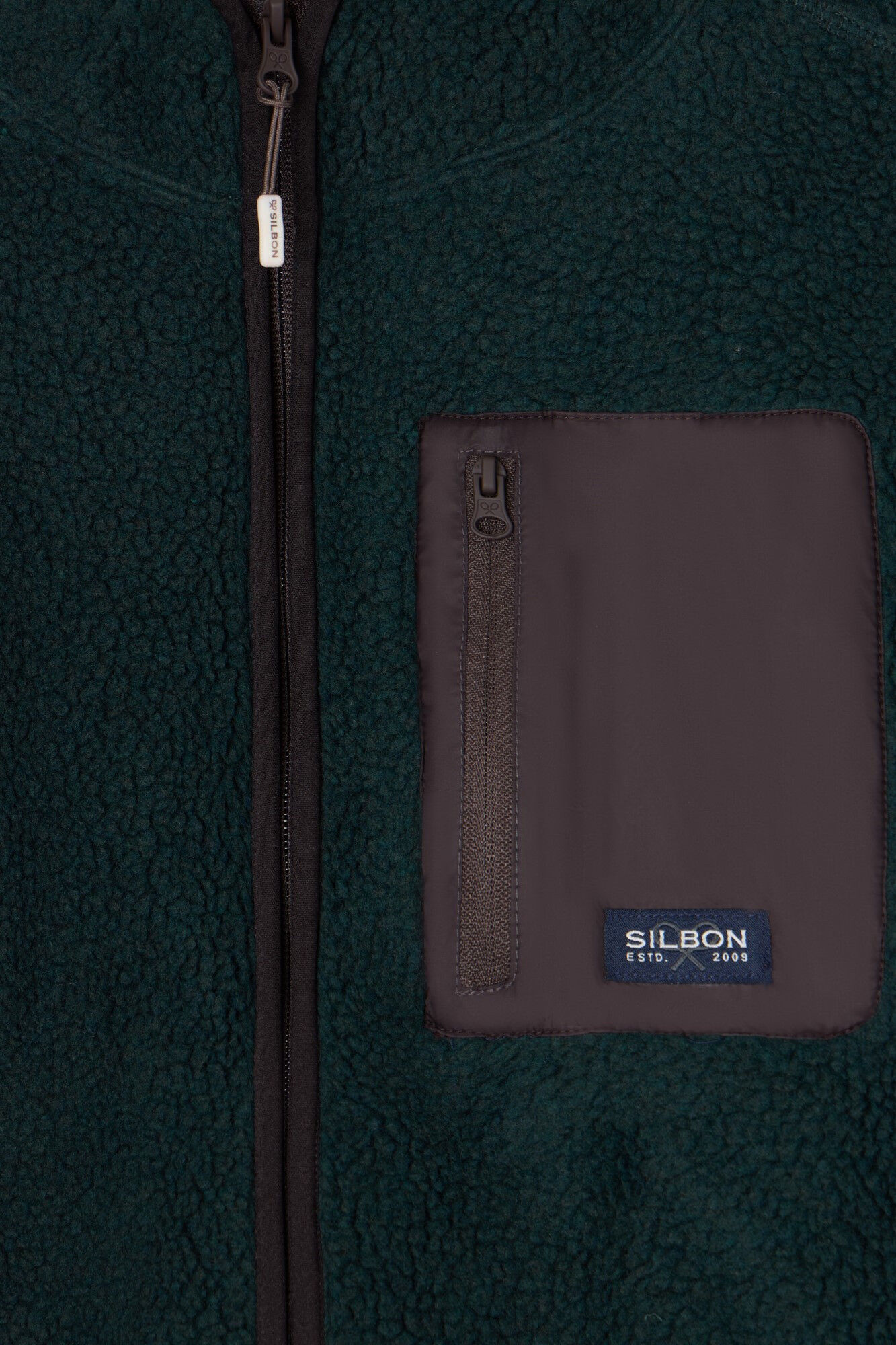 Silbon Teddy coat  Green