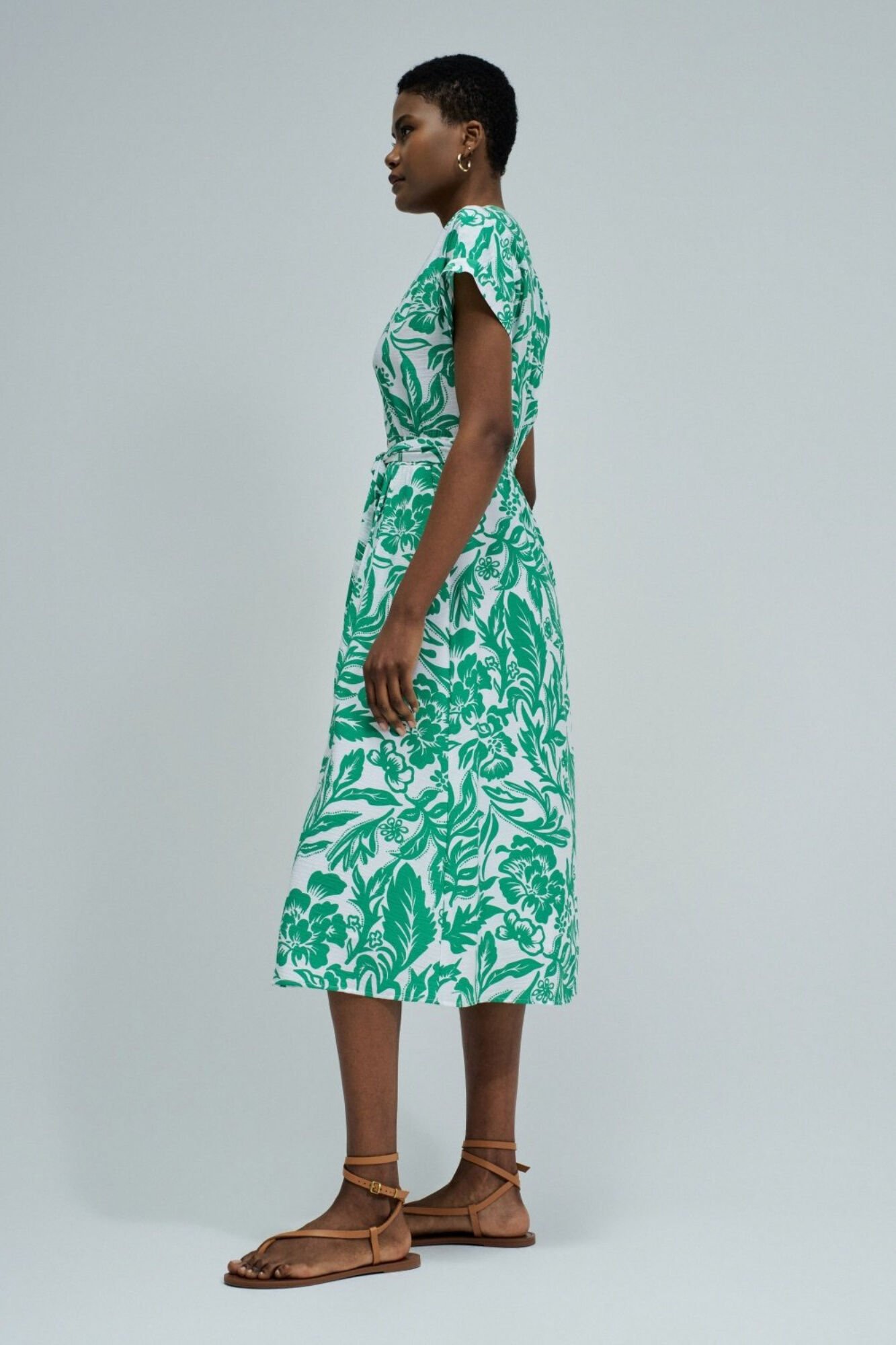 Salsa Jeans Floral print dress Green