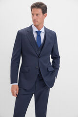 Cortefiel Slim fit plain blazer Navy