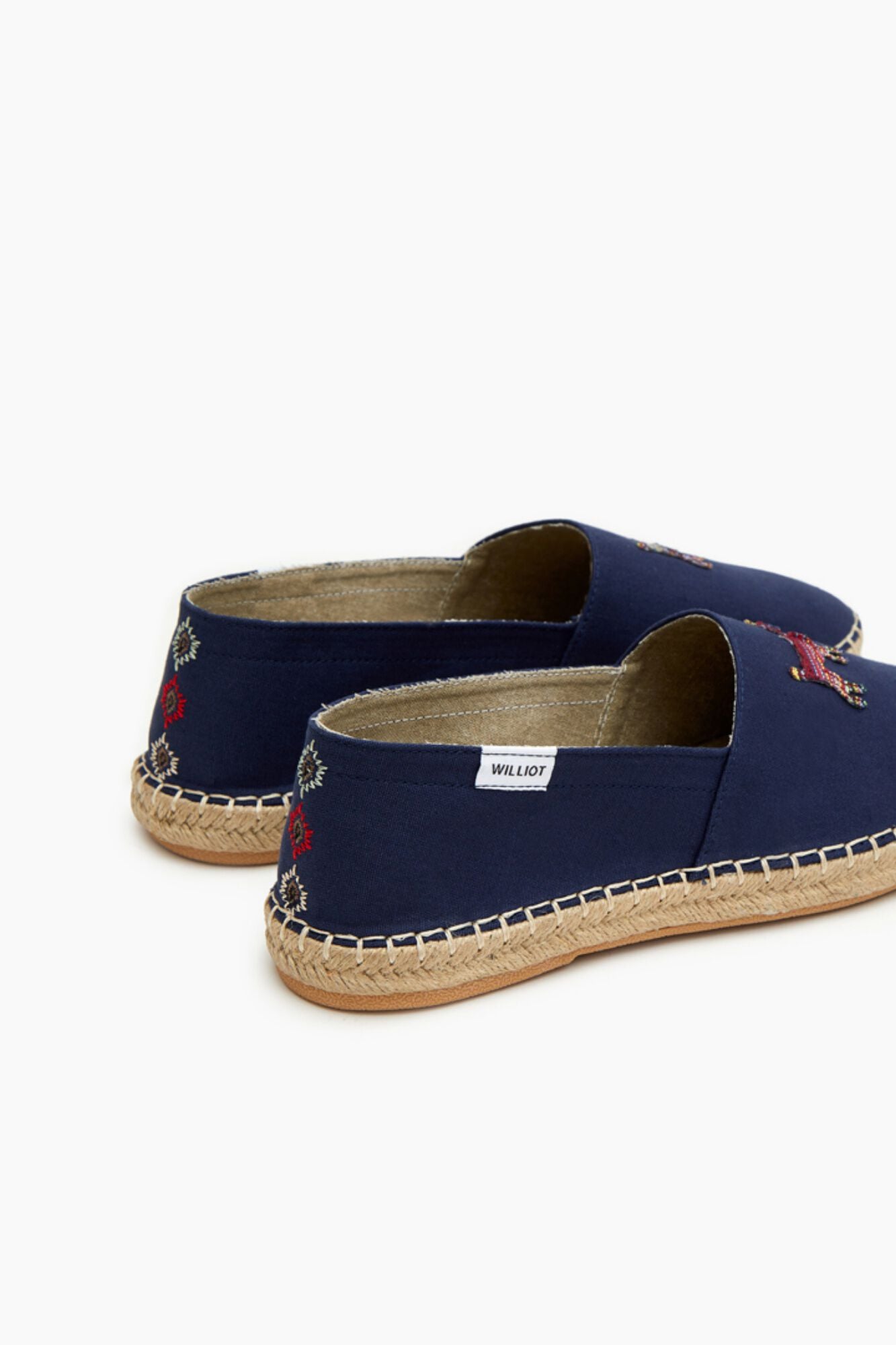 Williot Ethnic Doggy espadrille Navy