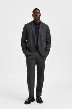 Cortefiel Men's sustainable blazer Grey
