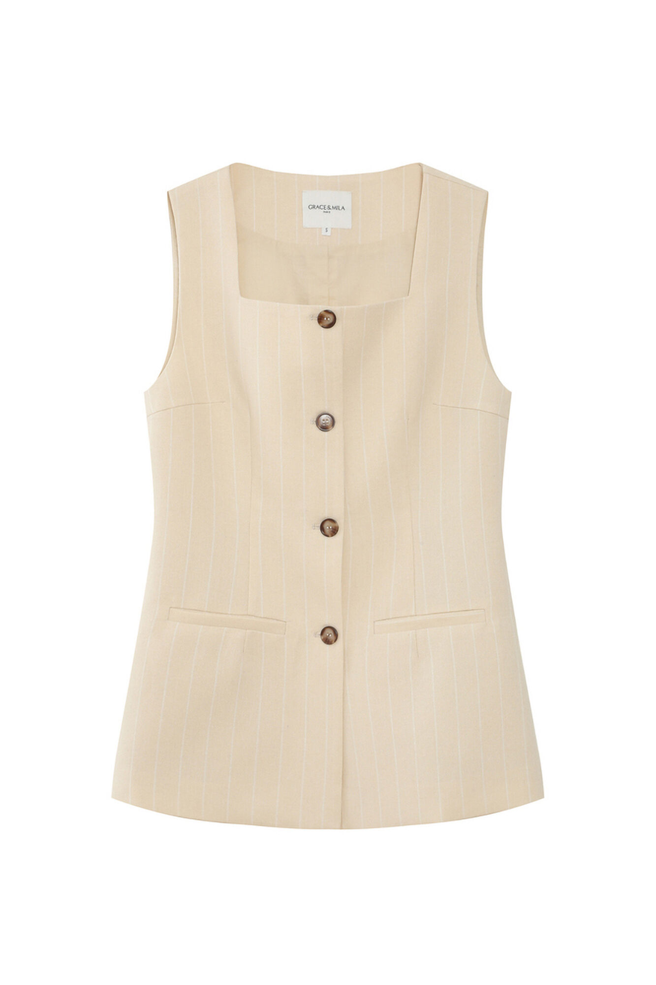 Grace & Mila Colete Vico Amarelo