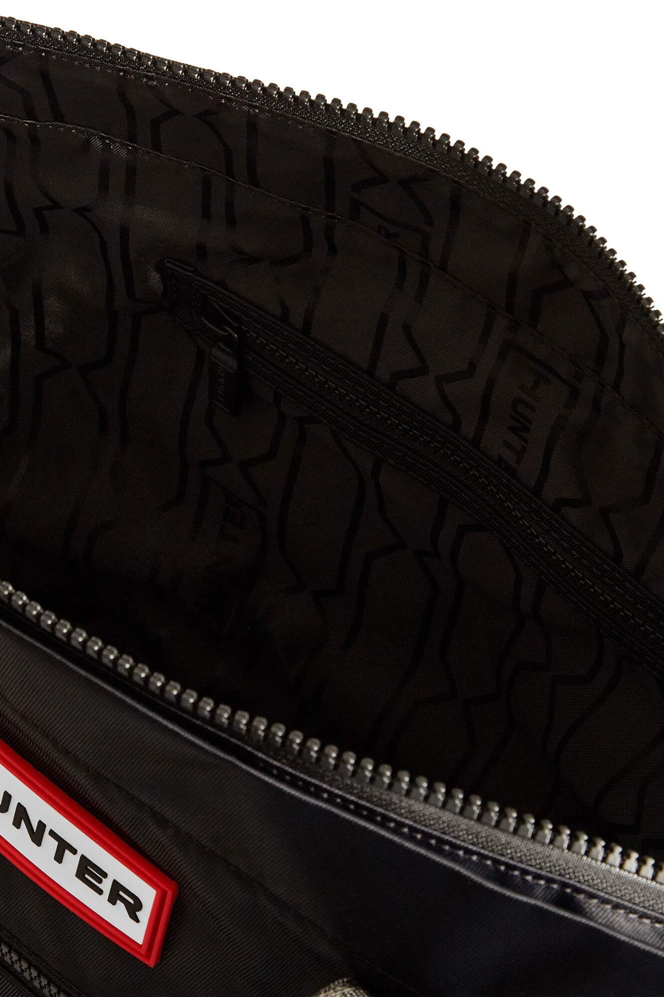 Hunter Midi nylon tote bag Black