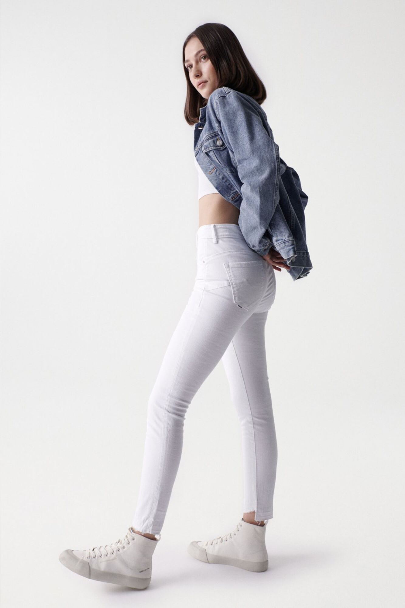 Salsa Jeans Vaqueros faith push in cropped
