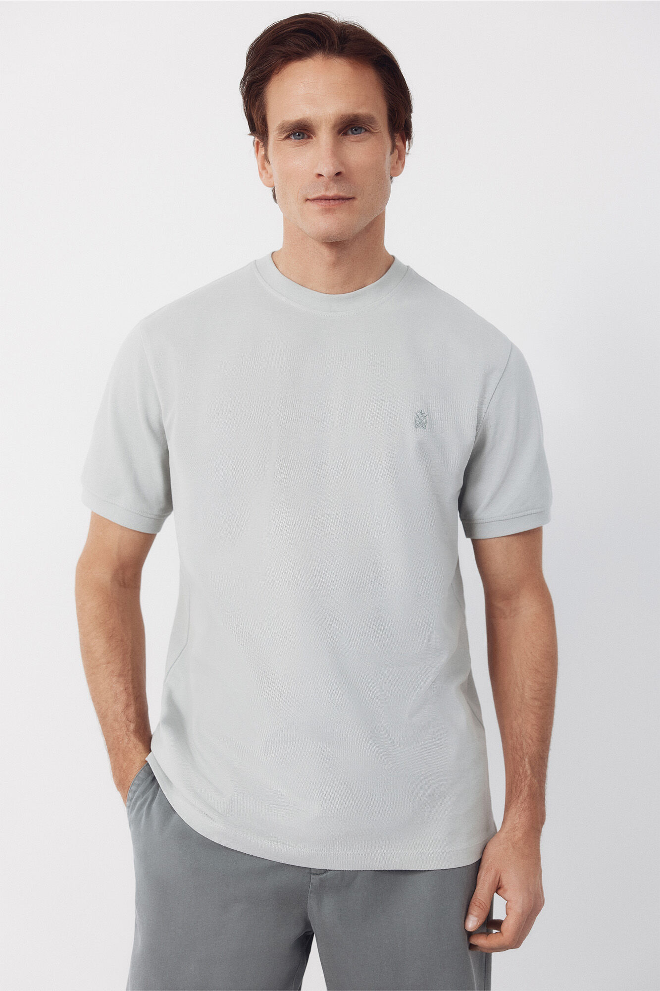 Cortefiel Camiseta b&aacute;sica piqu&eacute;