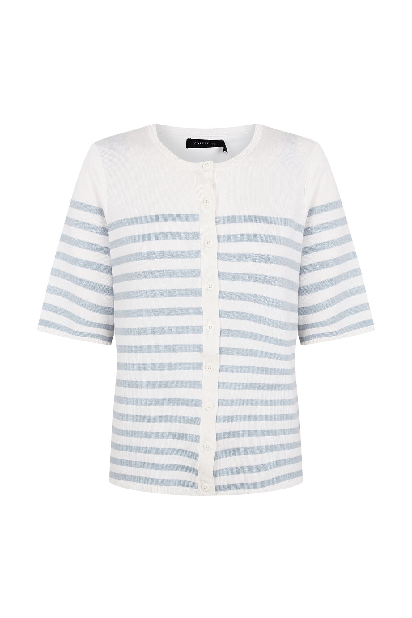 Cortefiel Short sleeve jacket Blue