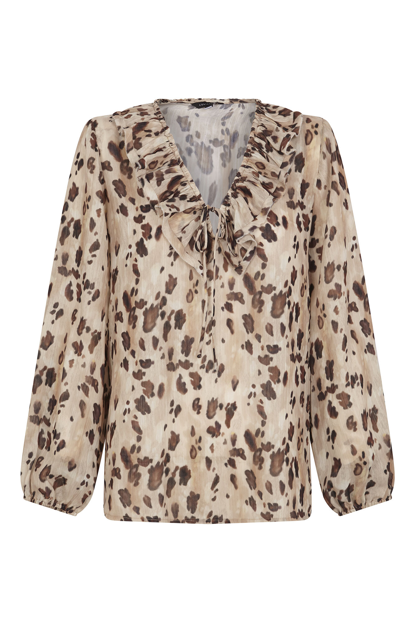 Cortefiel Flounced blouse Multicolour