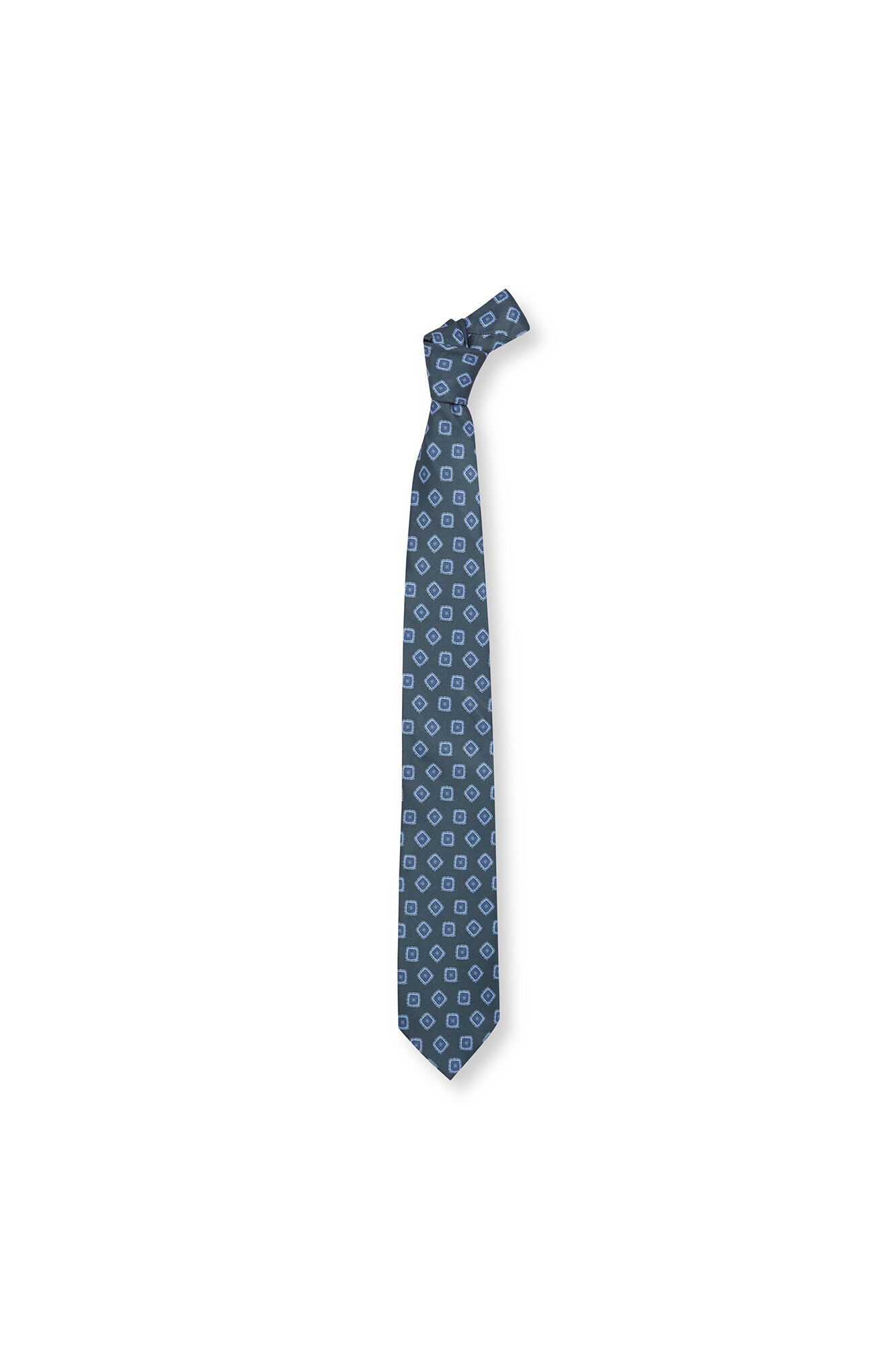 OOTO Patterned tie Dark green